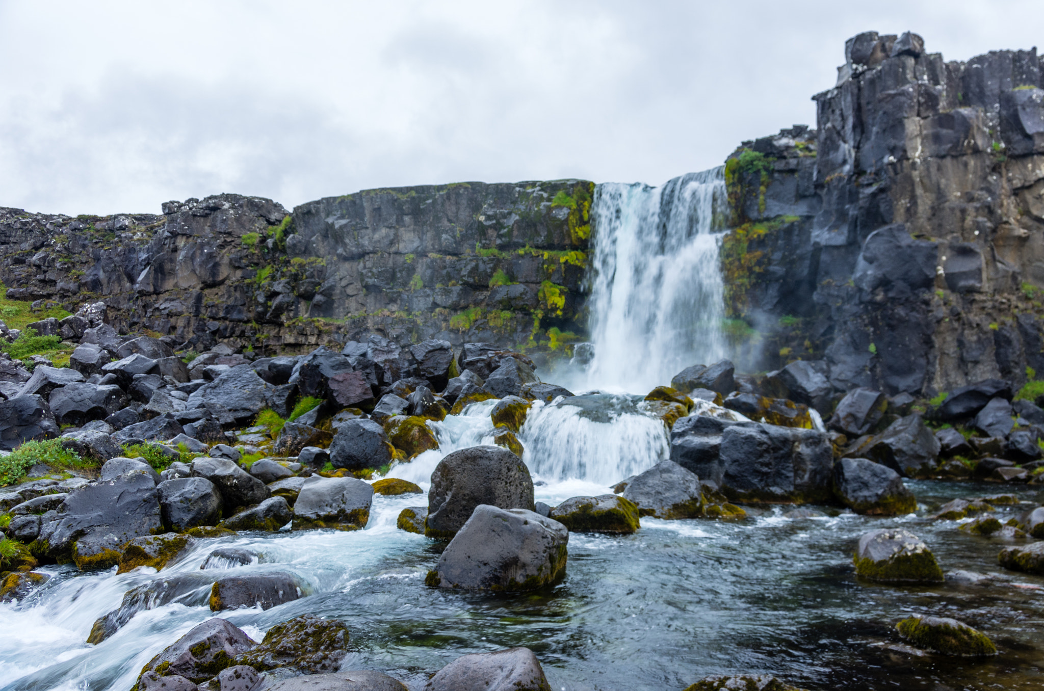 Pentax K-5 + Pentax smc DA 17-70mm F4.0 AL (IF) SDM sample photo. Öxarárfoss iceland photography