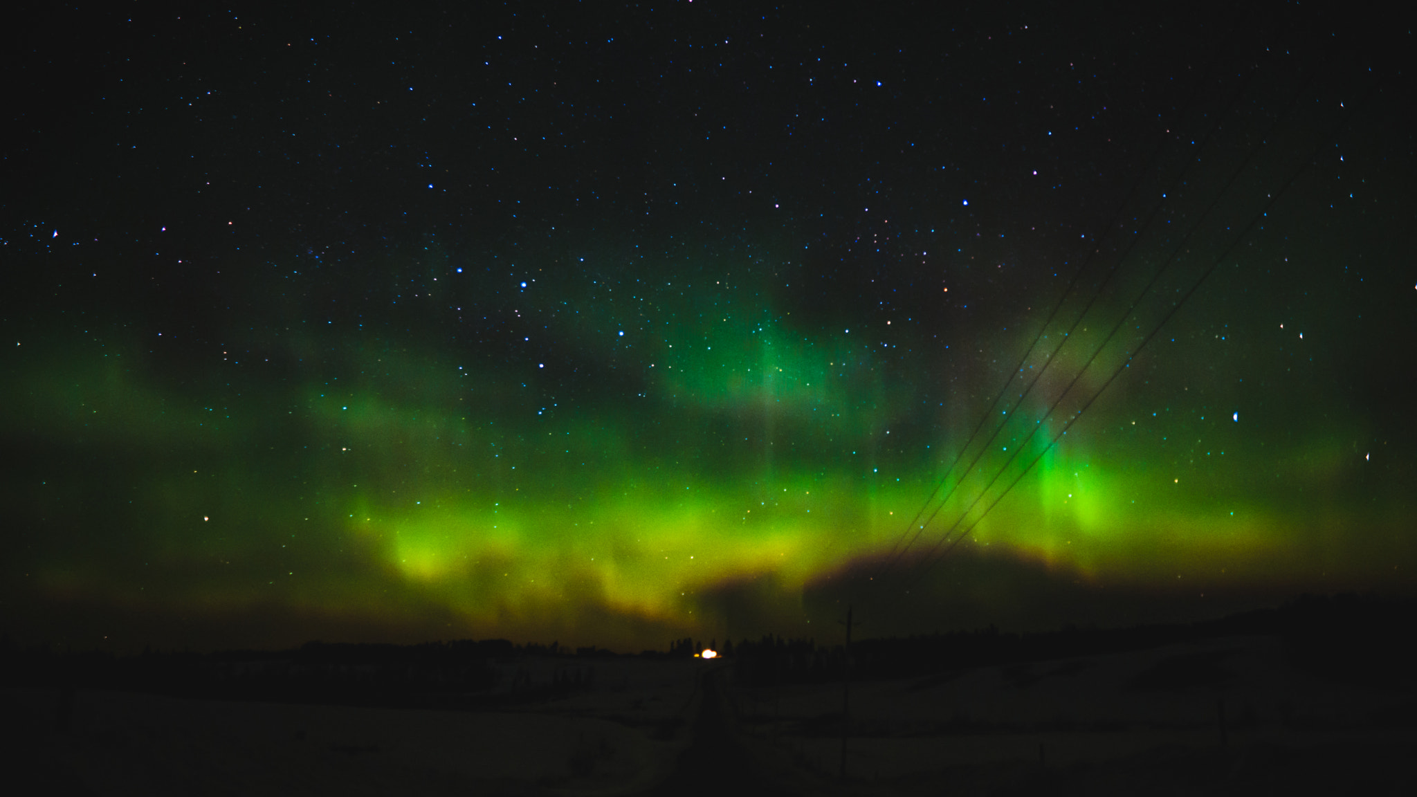 Samsung NX1 sample photo. Turn on the northern light. photography