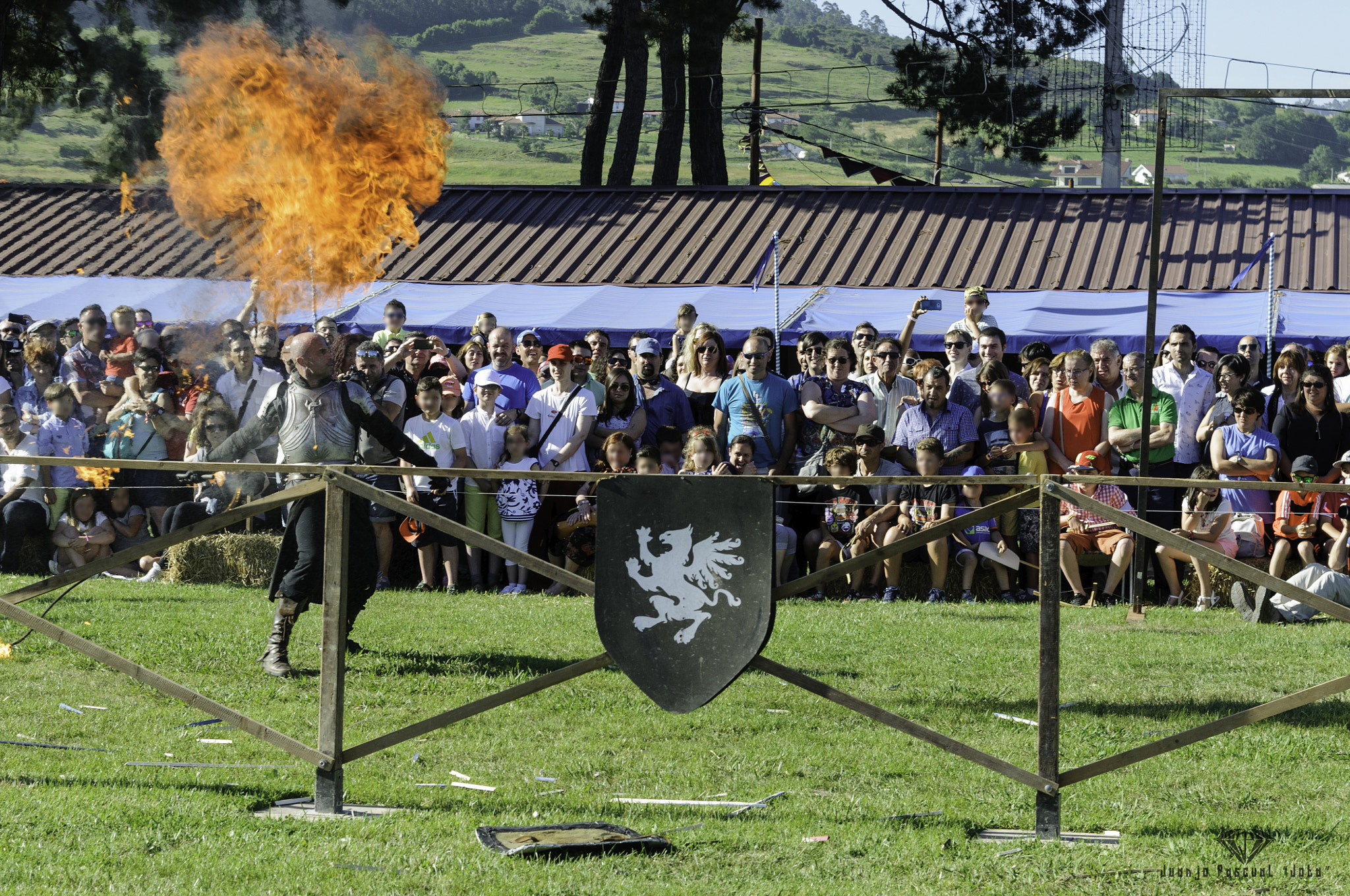 Nikon AF-S Nikkor 24-120mm F4G ED VR sample photo. Medieval fight photography