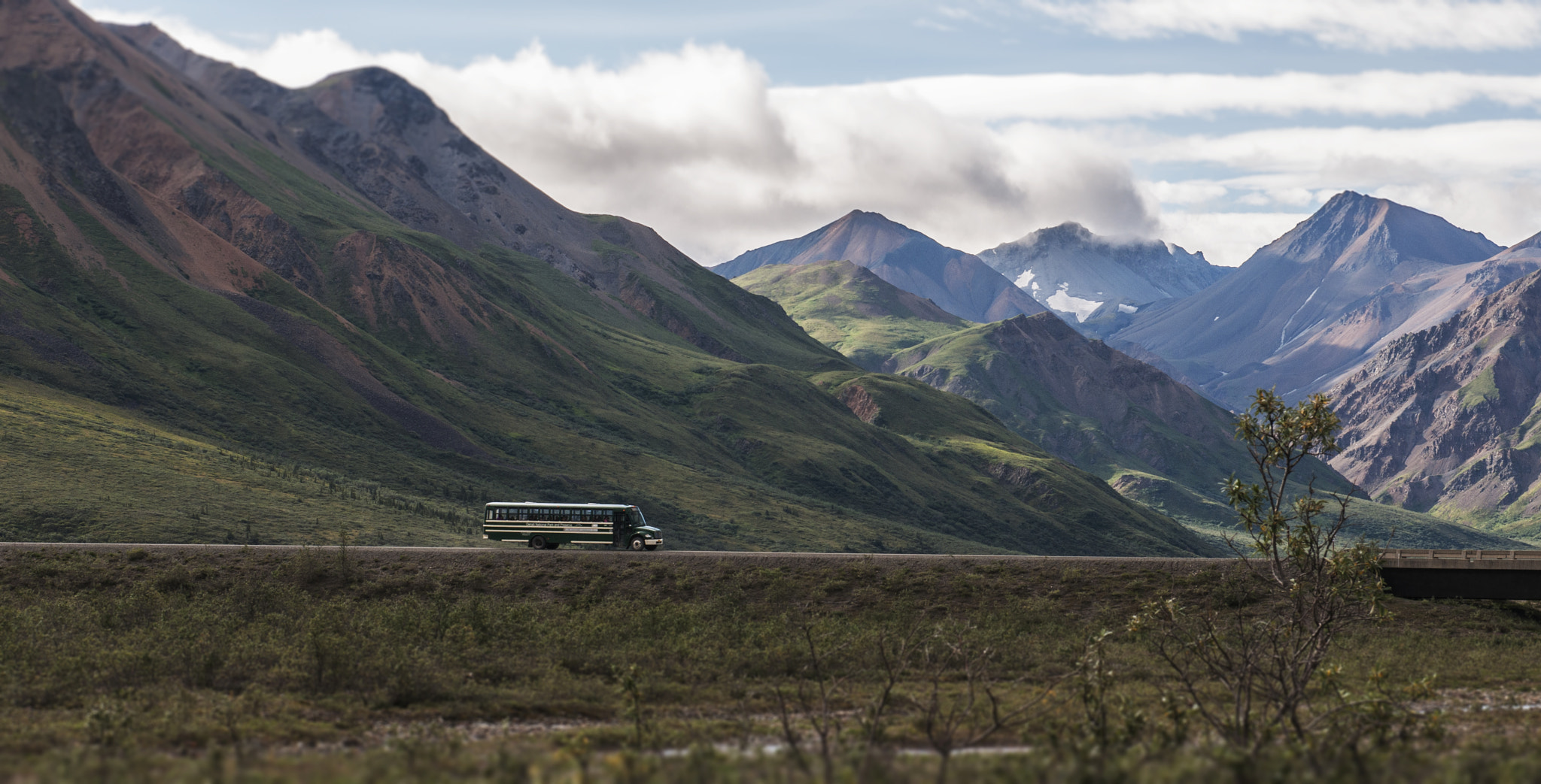 Nikon AF-S Nikkor 24-70mm F2.8G ED sample photo. Denali on the road photography