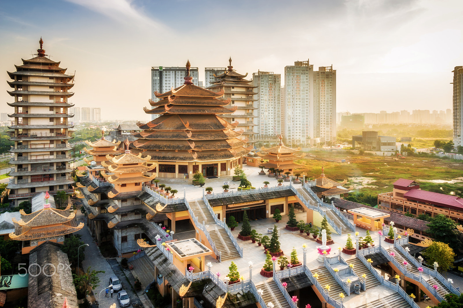 Pentax K-3 + Sigma 17-50mm F2.8 EX DC HSM sample photo. Minh dang quang zen monastery, saigon vietnam photography