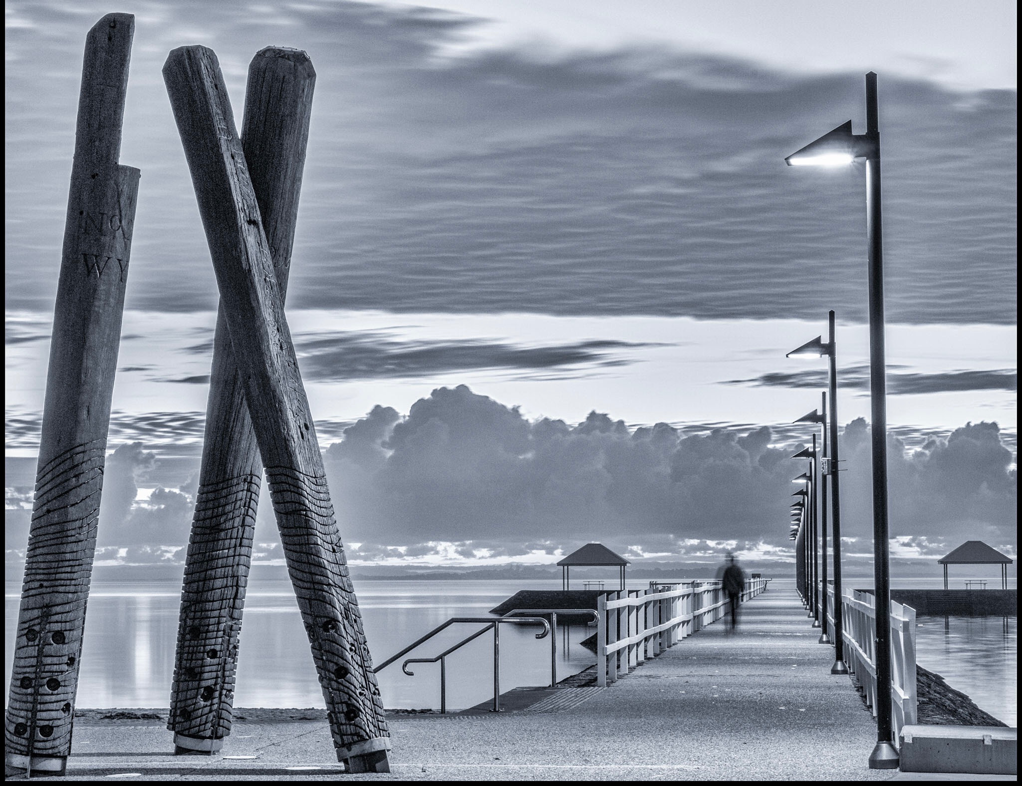 Sony a6000 sample photo. Wynnum pier before sunrise-2 photography