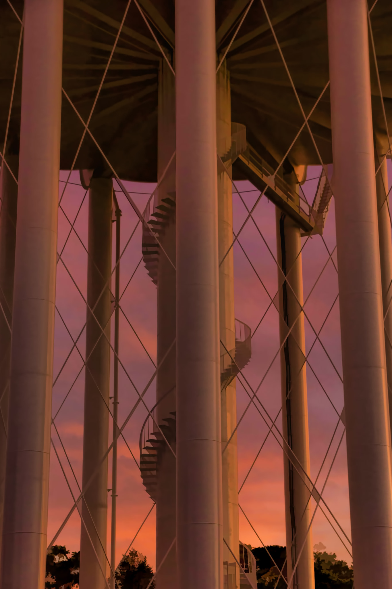Sony DT 18-135mm F3.5-5.6 SAM sample photo. Watertower photography