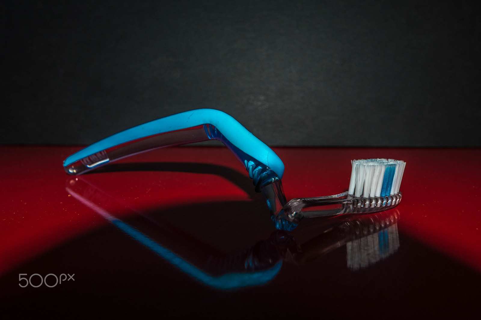Nikon D5500 sample photo. Agony of a toothbrush photography