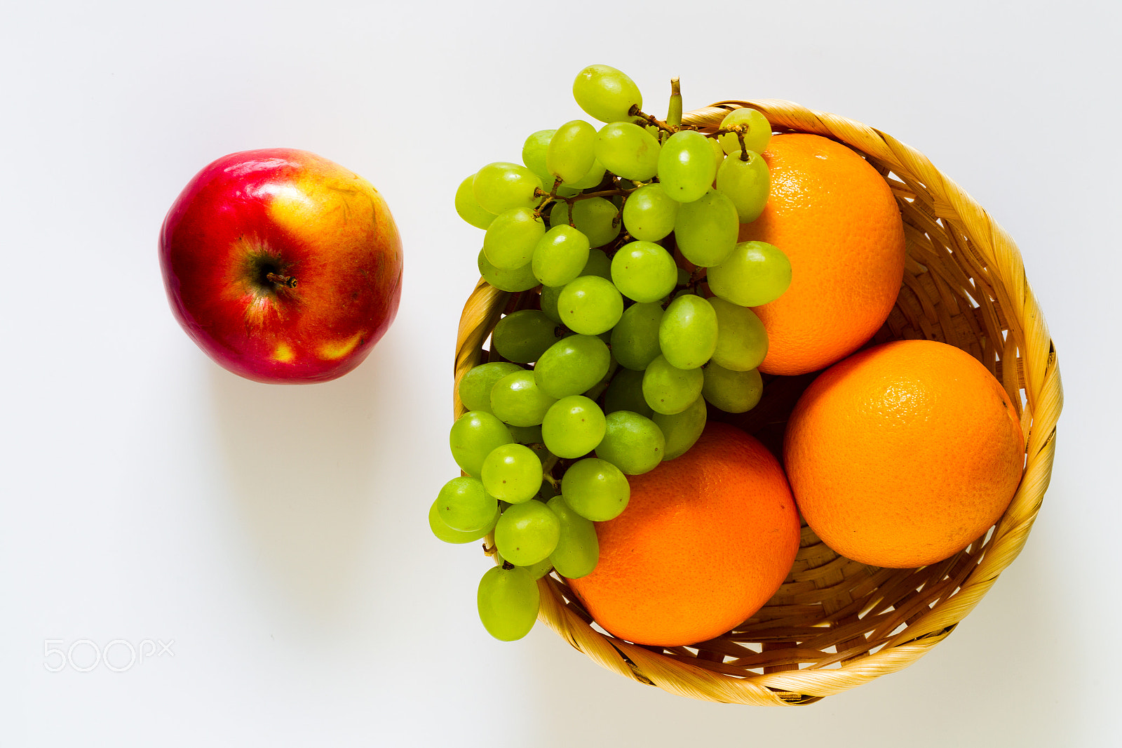 Canon EOS-1D Mark IV + Canon EF 100mm F2.8L Macro IS USM sample photo. Fruits on a white background photography