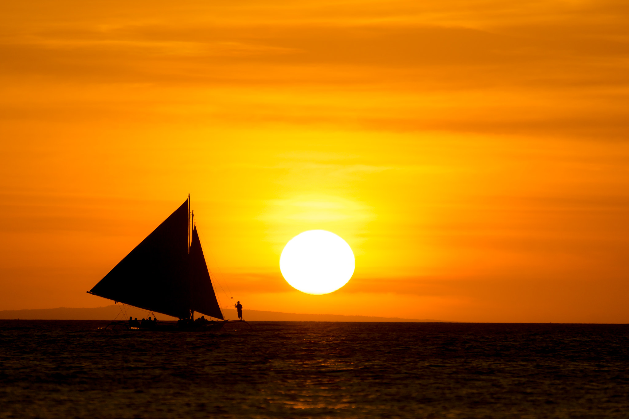 Sony SLT-A77 sample photo. Sunset boat photography