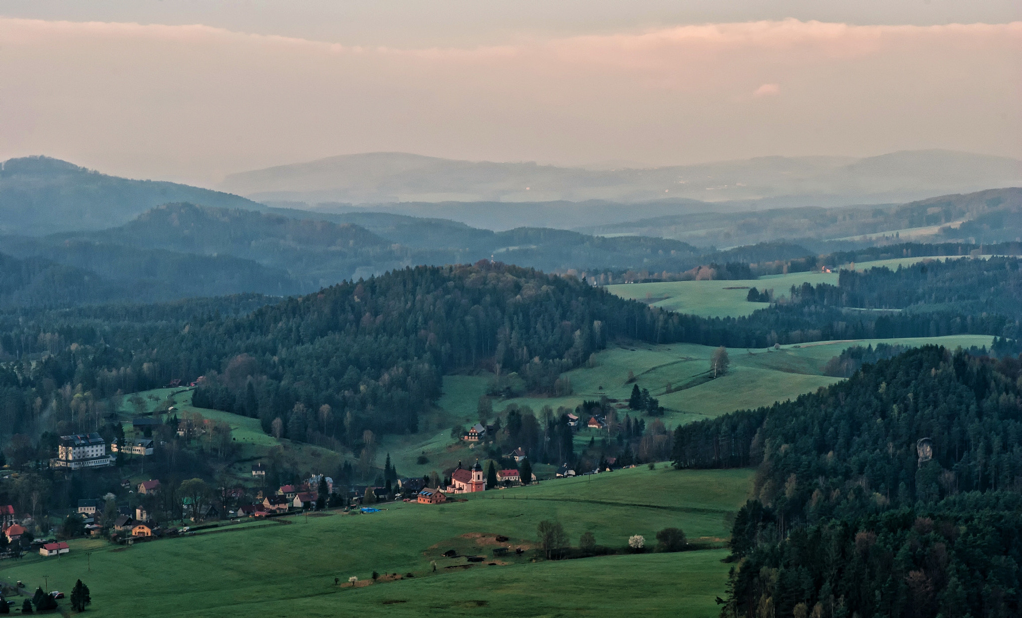 Nikon D3000 sample photo. Ráno nad jetřichovicemi photography