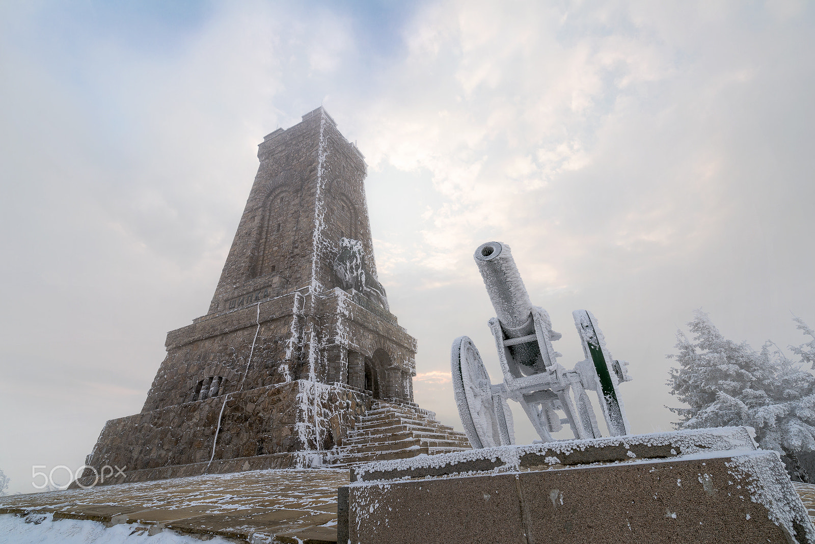 Tamron SP 15-30mm F2.8 Di VC USD sample photo. The shipka monument - silhouette from the past photography