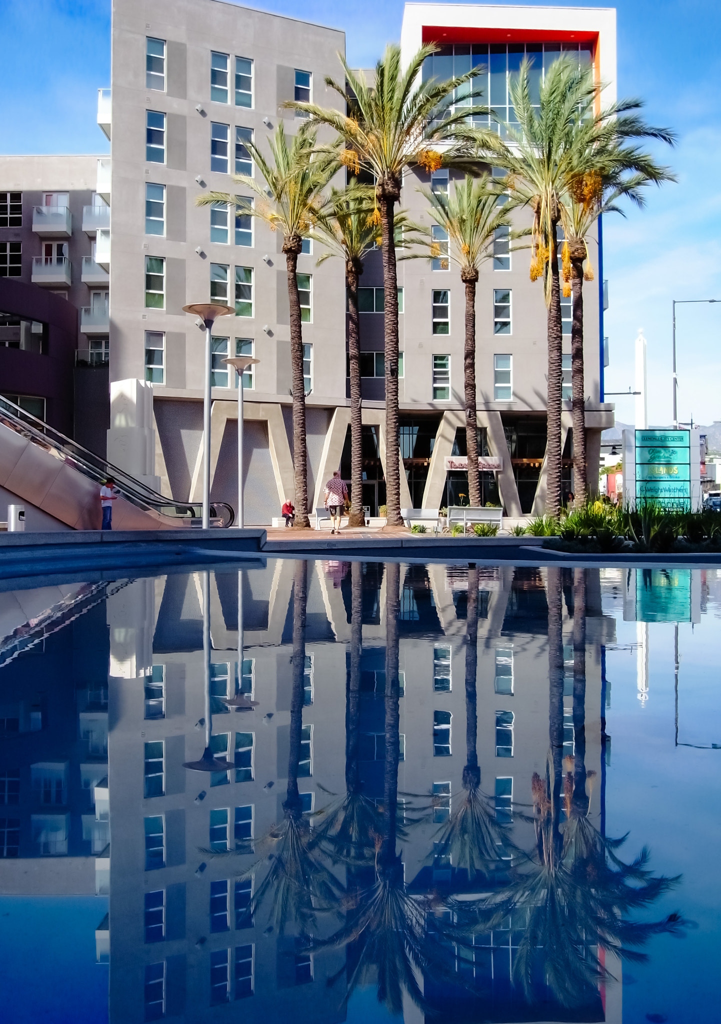 Ricoh GX200 sample photo. Reflecting pool photography