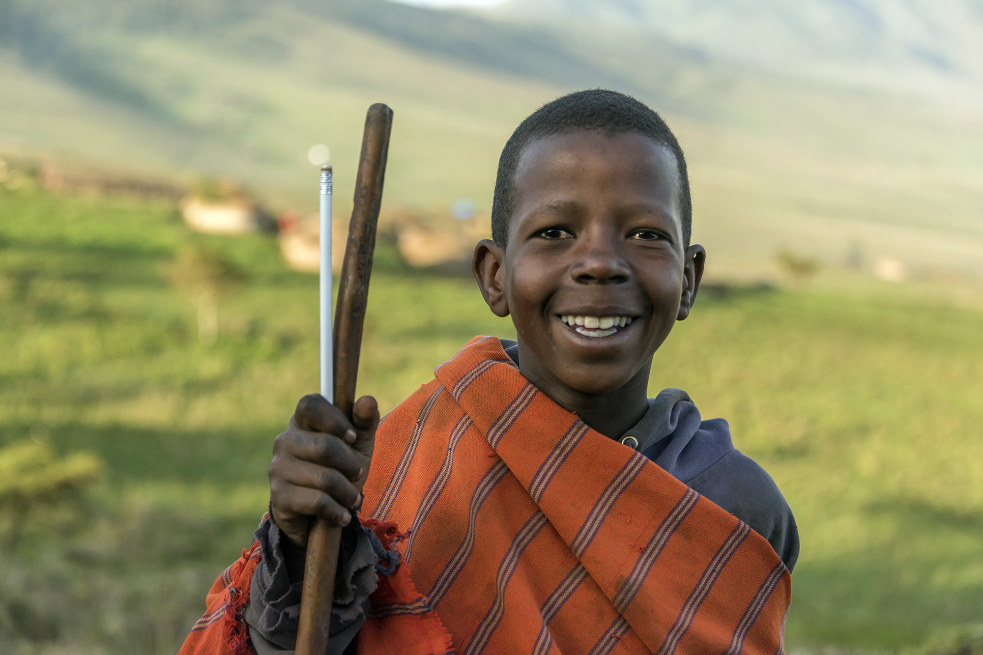 Masai school boy