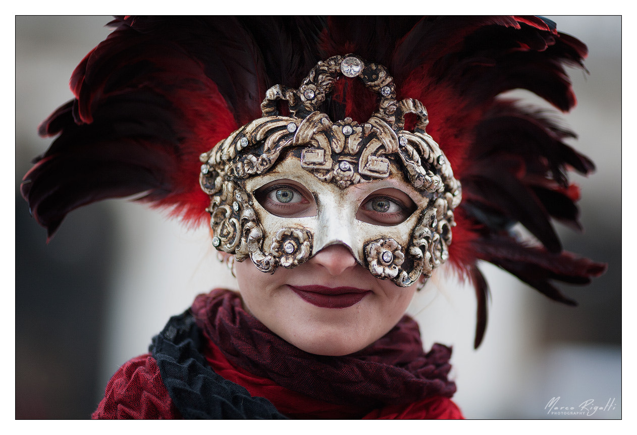 Canon EF 135mm F2L USM sample photo. Carnevale di venice 2017 i photography