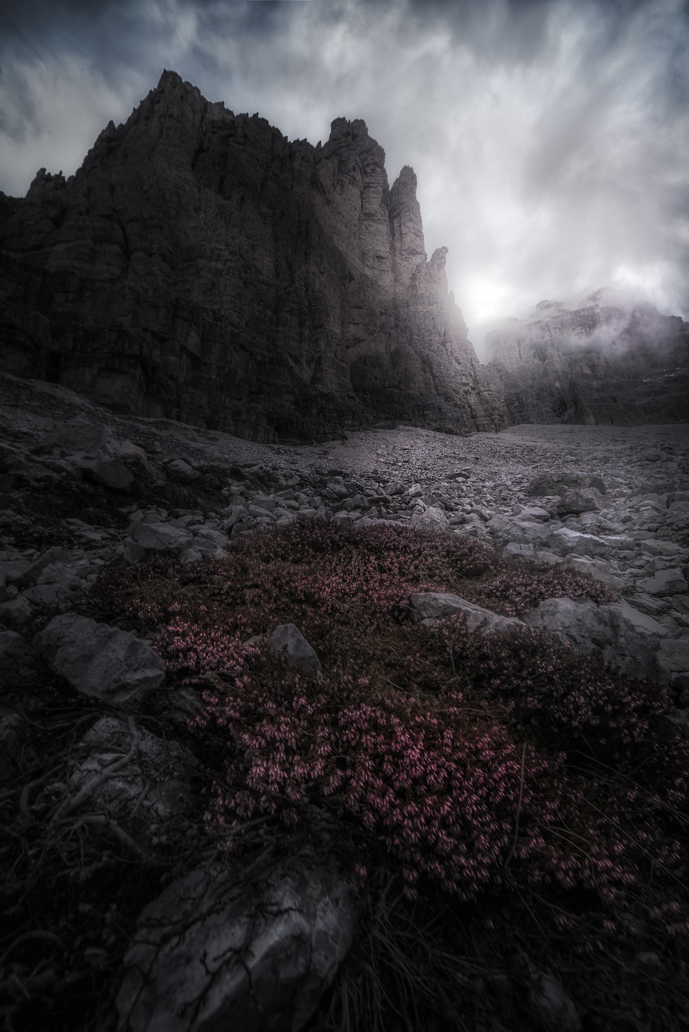 Samyang 14mm F2.8 ED AS IF UMC sample photo. Misty mountains photography