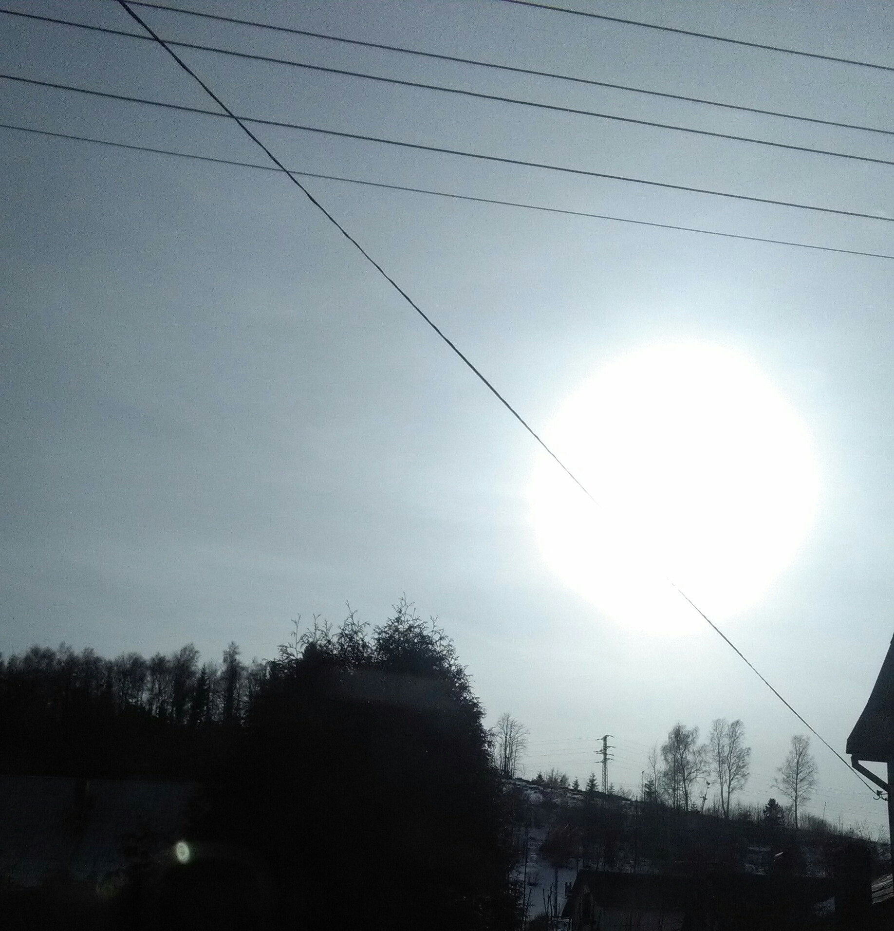 HUAWEI Y6 sample photo. Sun photography