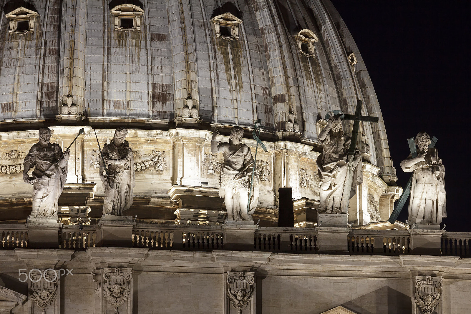 Canon EOS 60D + Canon EF 70-200mm F4L IS USM sample photo. Facade of st. peter's basilica photography