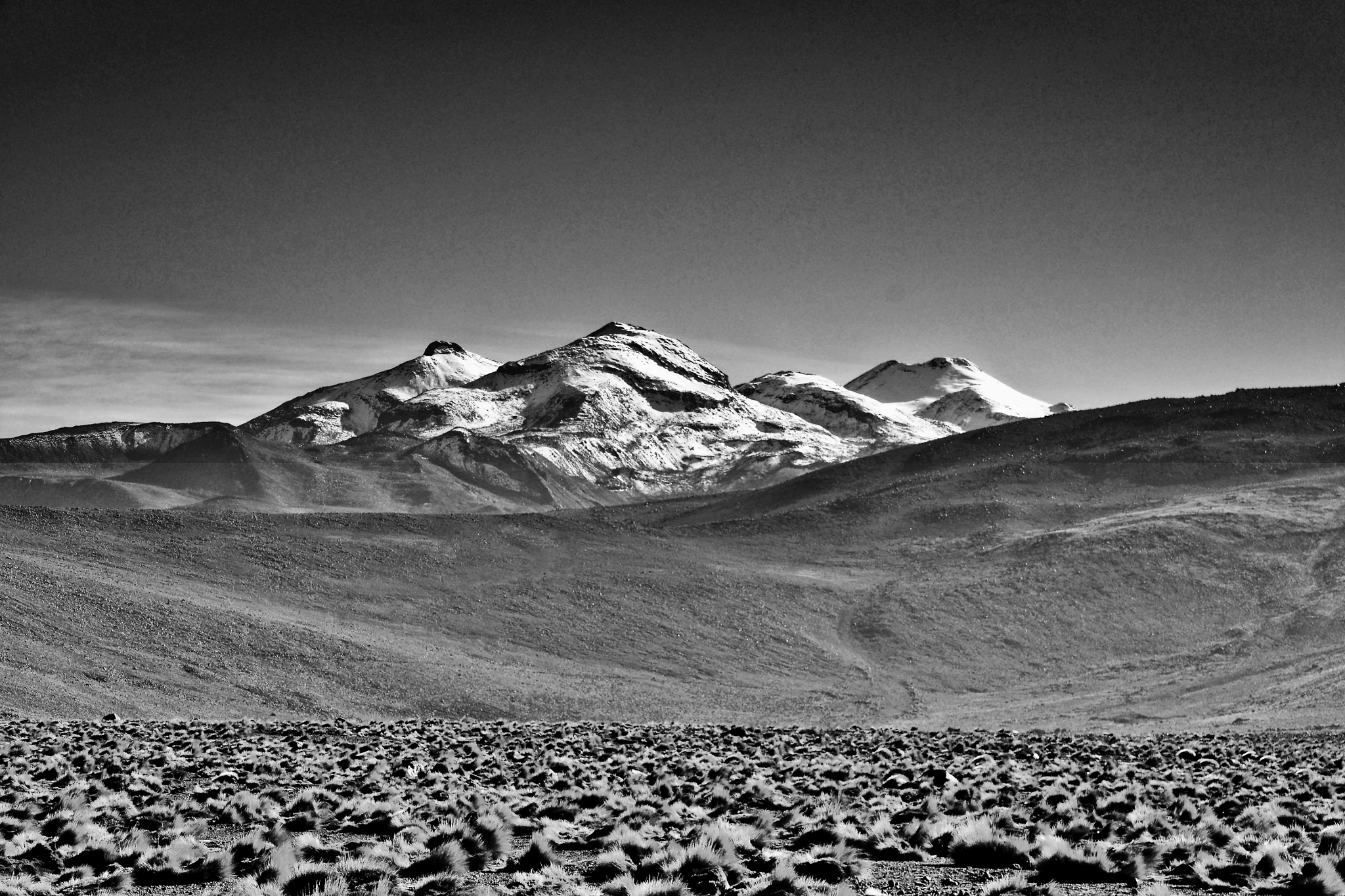 Nikon D3100 + Tamron 18-270mm F3.5-6.3 Di II VC PZD sample photo. Atacama monochrome photography