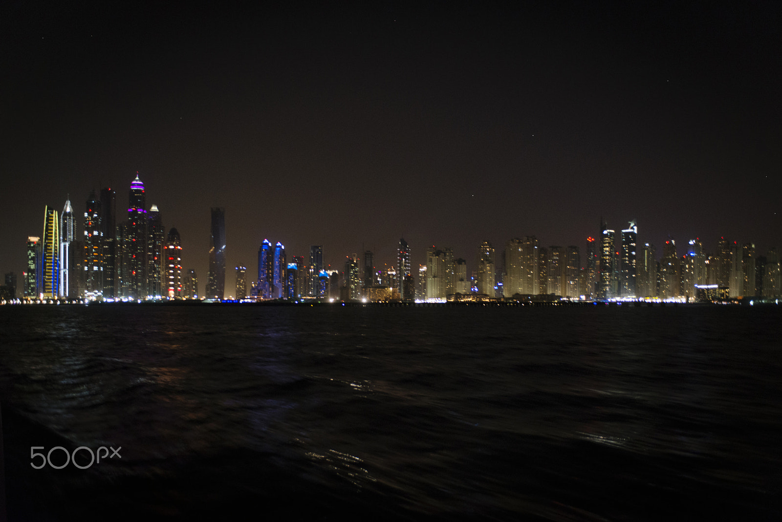 Nikon D800 + Nikon AF-S Nikkor 28-70mm F2.8 ED-IF sample photo. Dubai lights photography