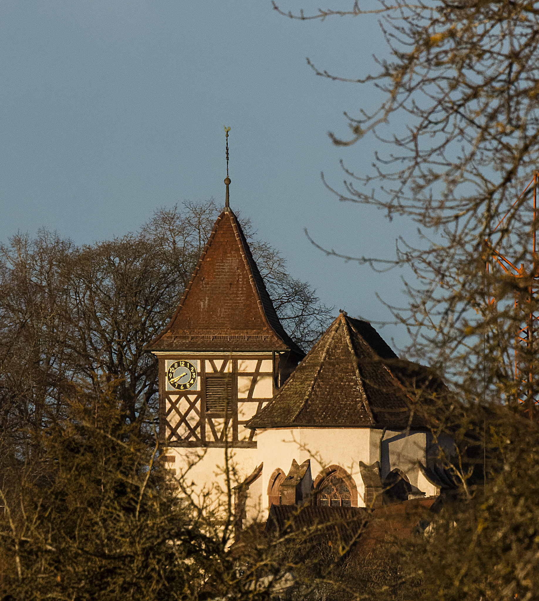Sigma 50-500mm F4.5-6.3 DG OS HSM sample photo. Walk into the sunrise - church of altbulach photography