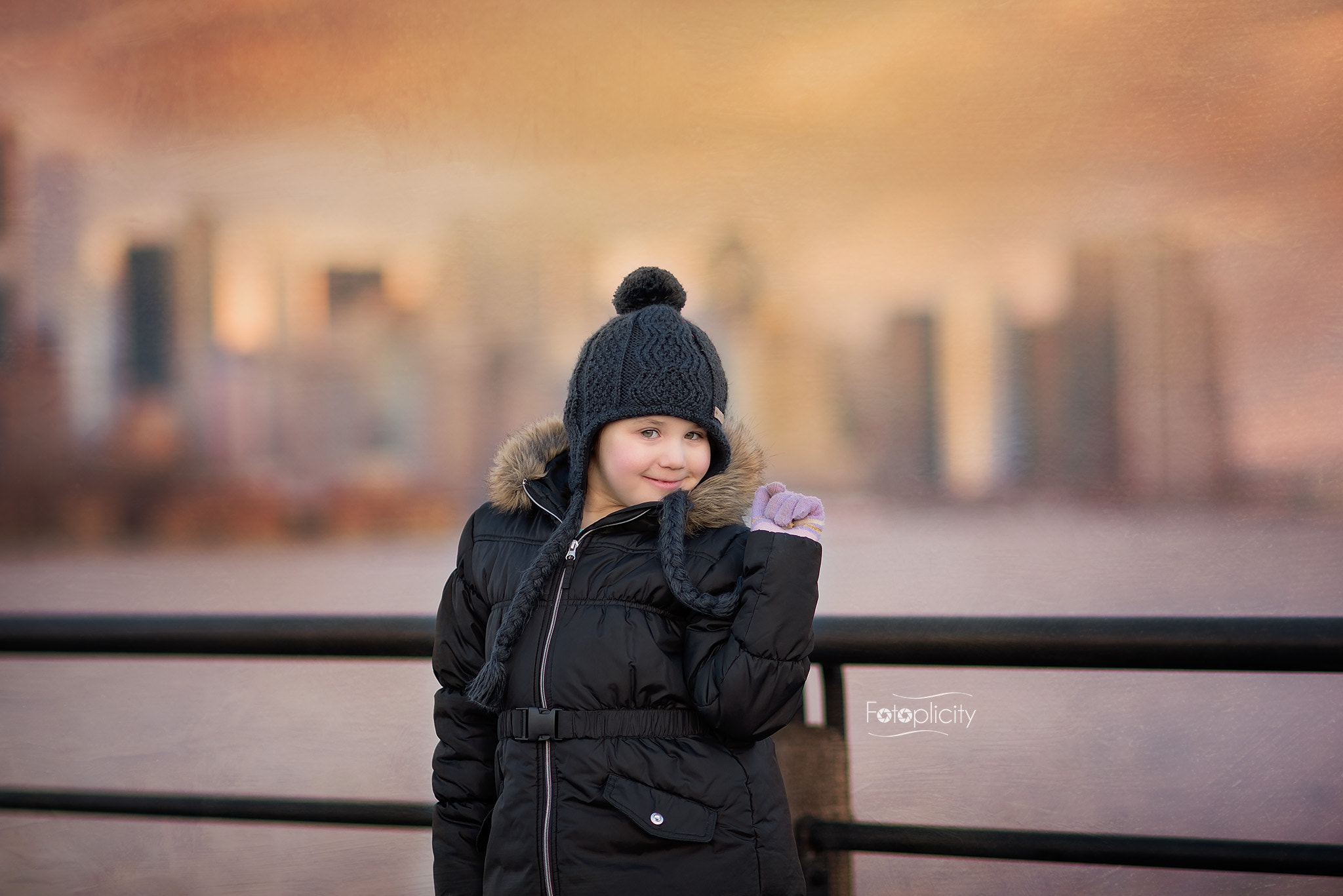 Nikon D750 + AF DC-Nikkor 135mm f/2D sample photo. Ny skyline portrait photography