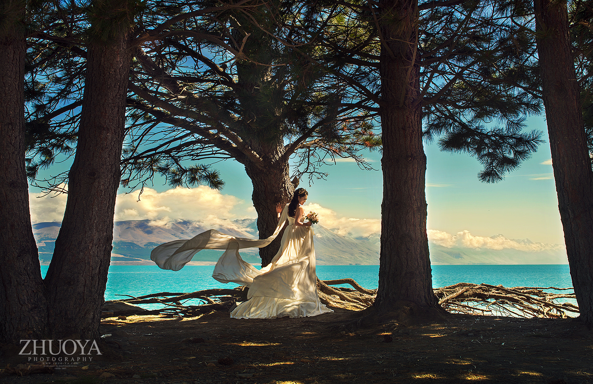 Hasselblad H3D sample photo. A beautiful day @ lake pukaiki photography