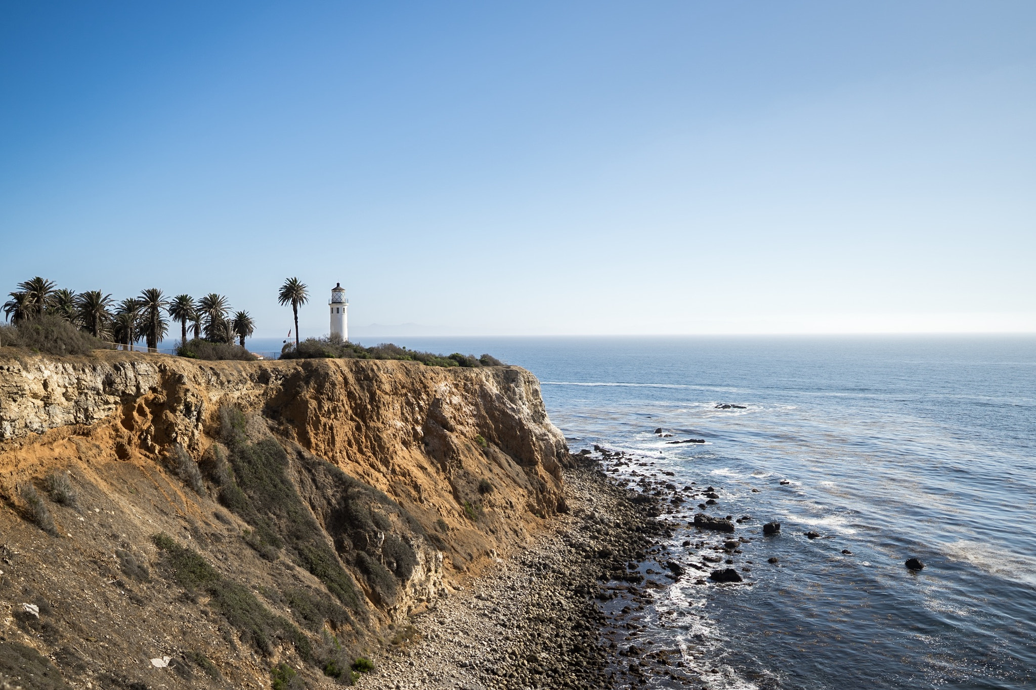 Sony a7 II sample photo. Palos verdes lighthouse photography