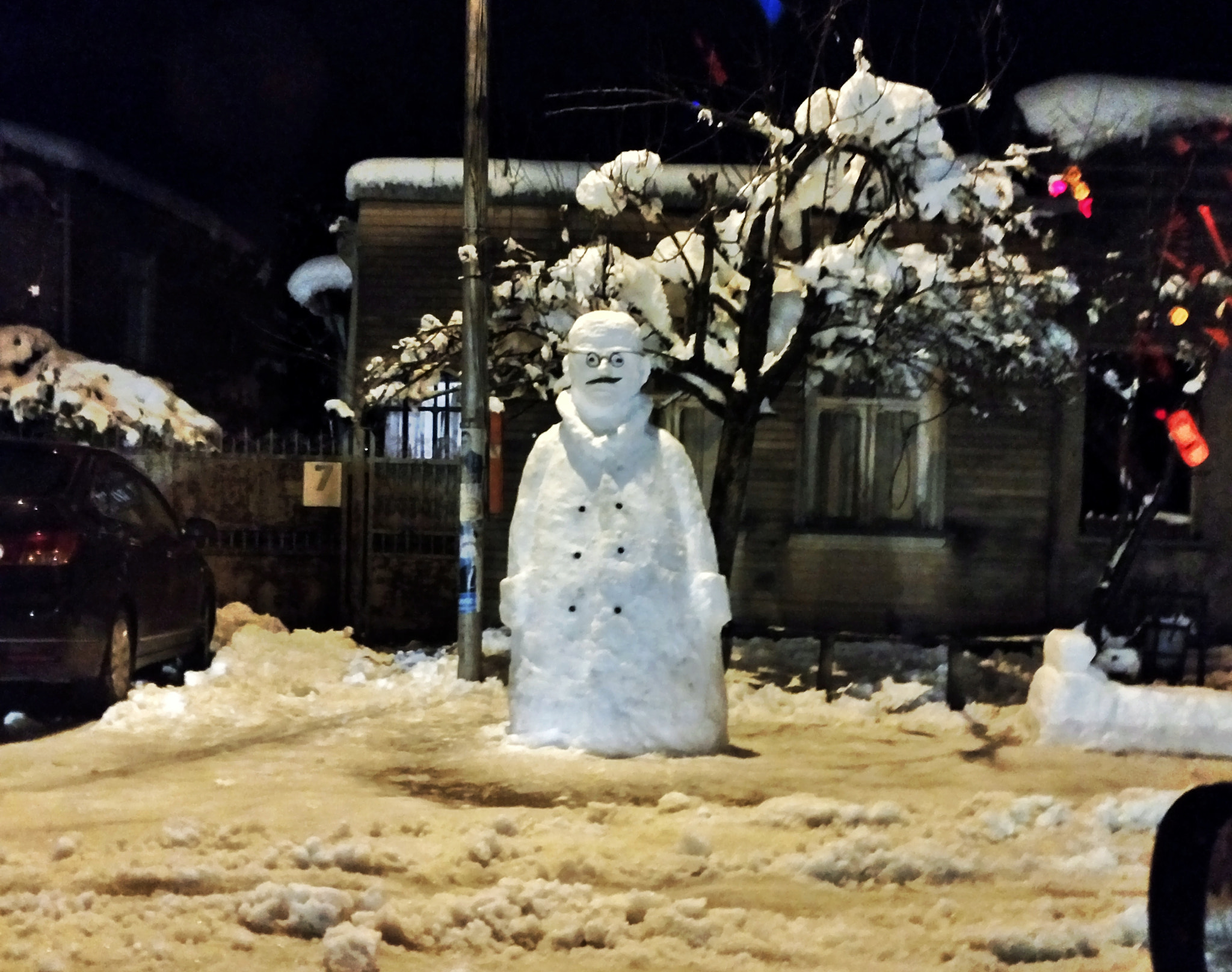 Motorola Moto X Style sample photo. Snowman, kutaisi, georgia photography