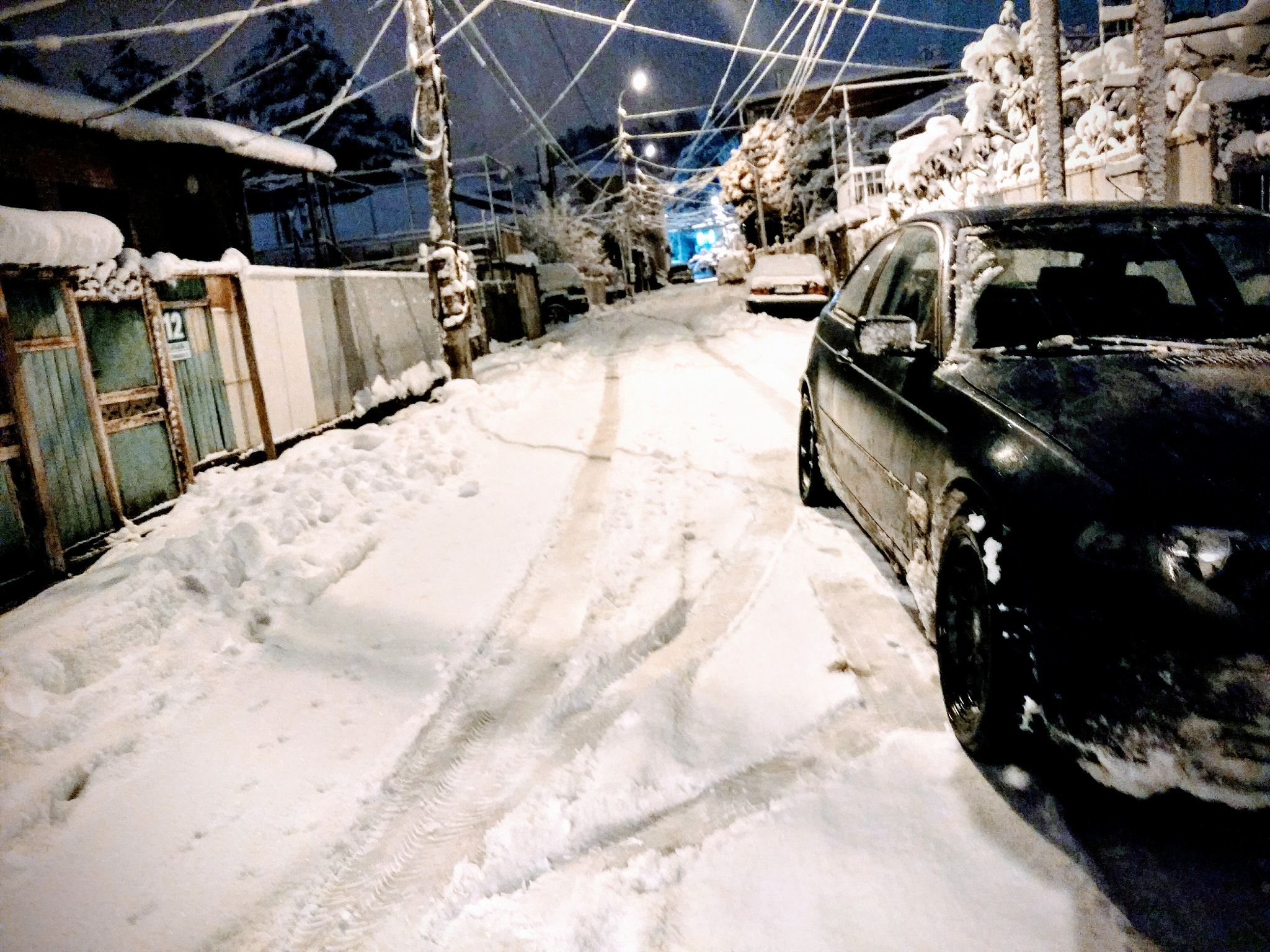 Motorola Moto X Style sample photo. Snow, kutaisi, georgia photography