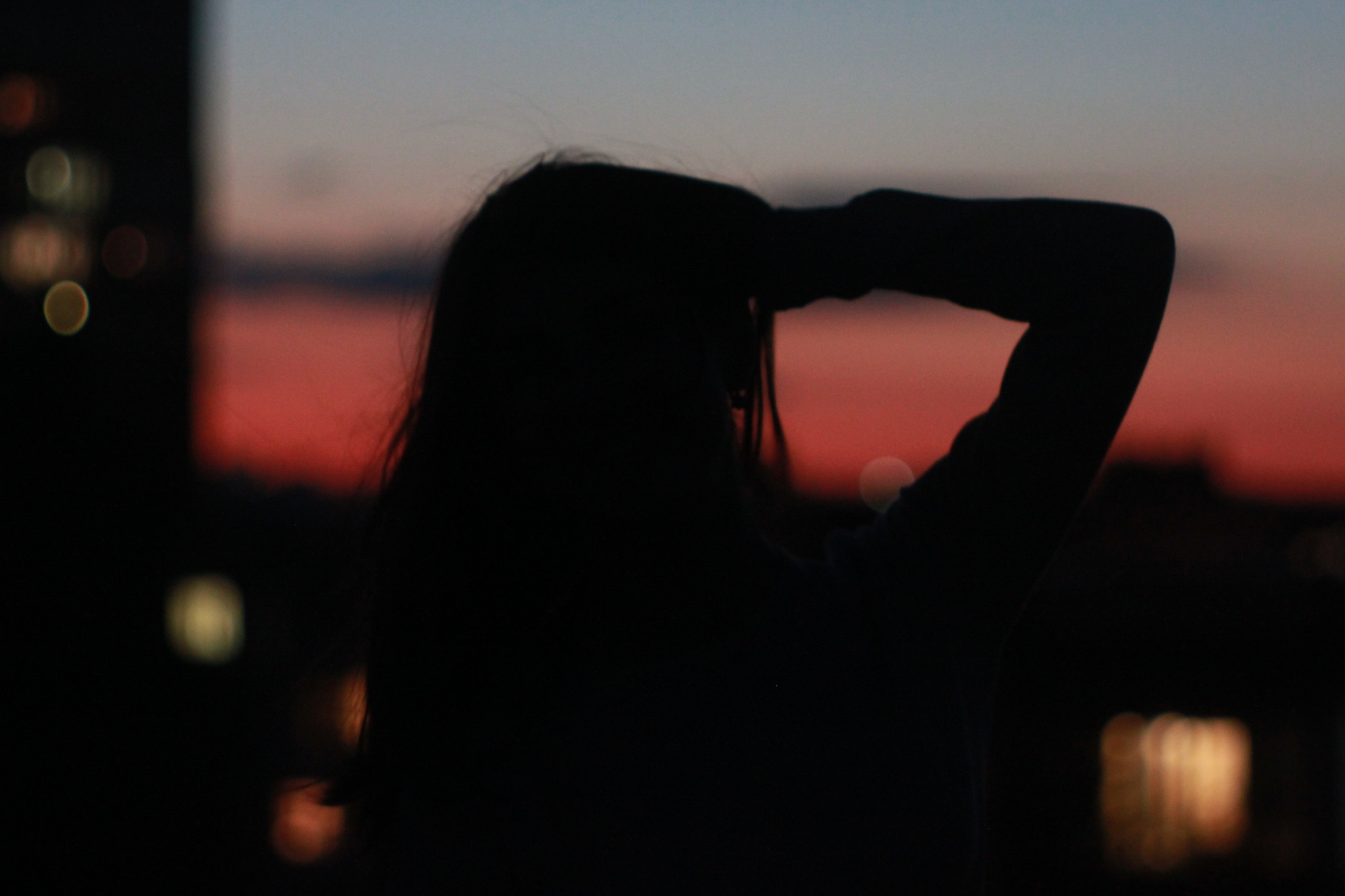 Canon EF 35-80mm f/4-5.6 sample photo. Girl on a stunning sunset photography