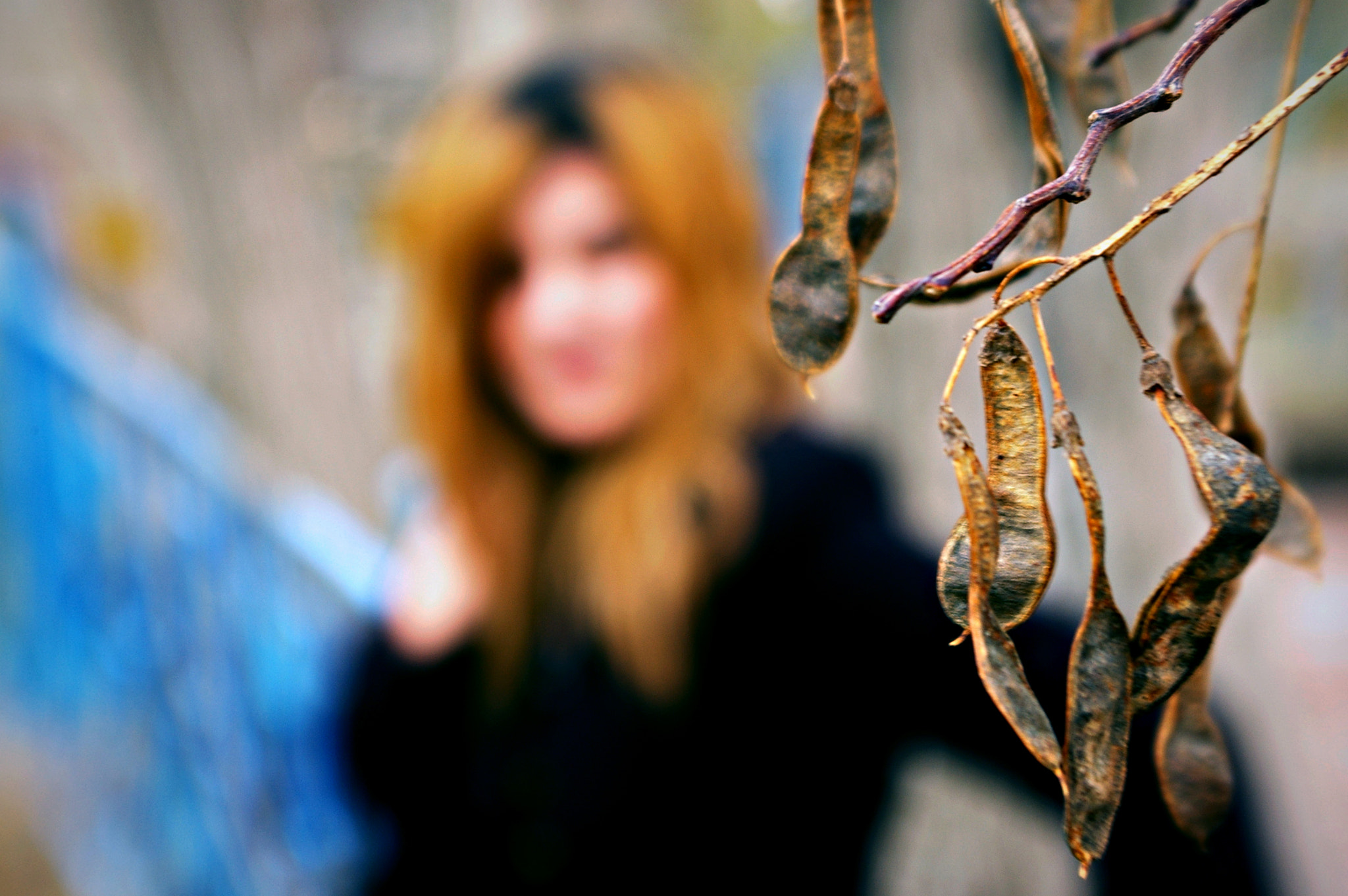 Pentax K100D Super + Pentax smc DA 18-55mm F3.5-5.6 AL sample photo. Blurred love in autumn photography