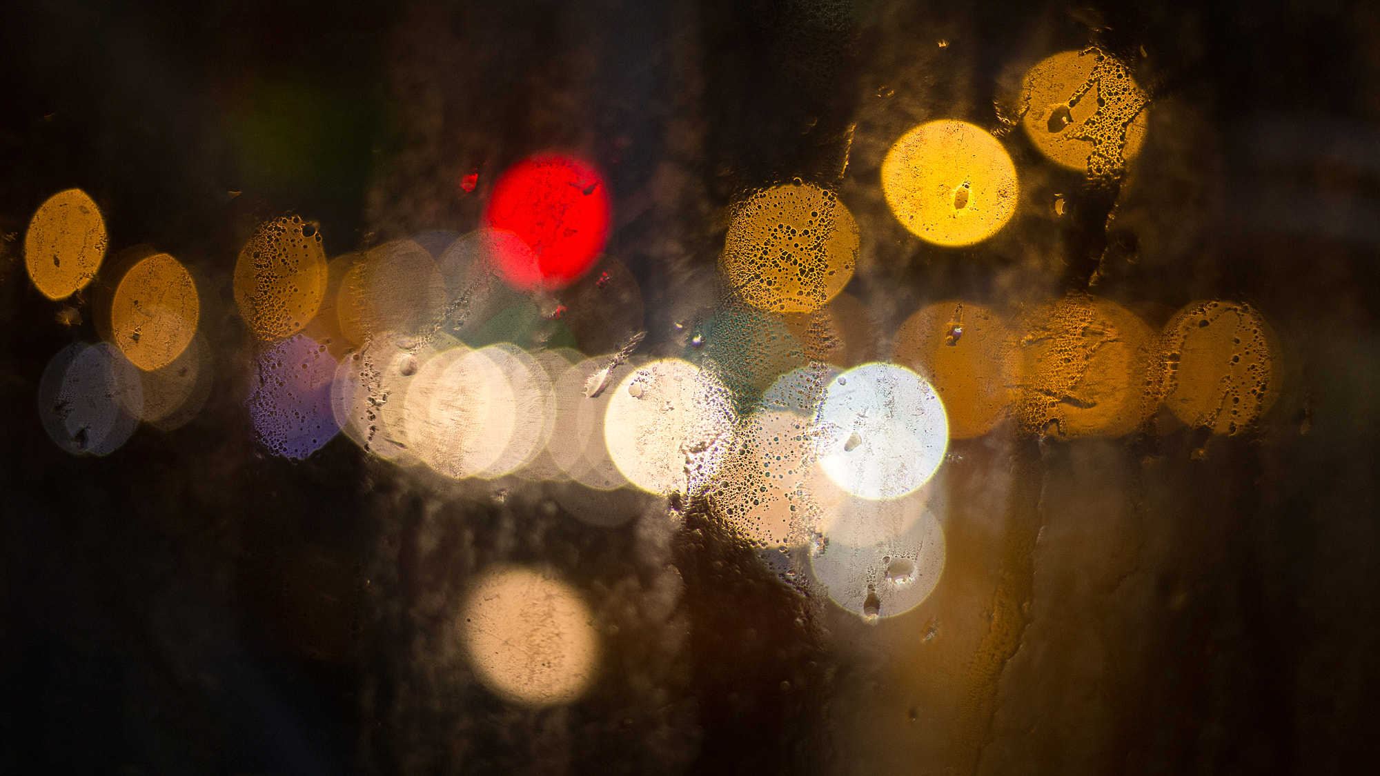 Canon EOS 6D + Canon EF 35mm F2 sample photo. Rainy bokeh photography