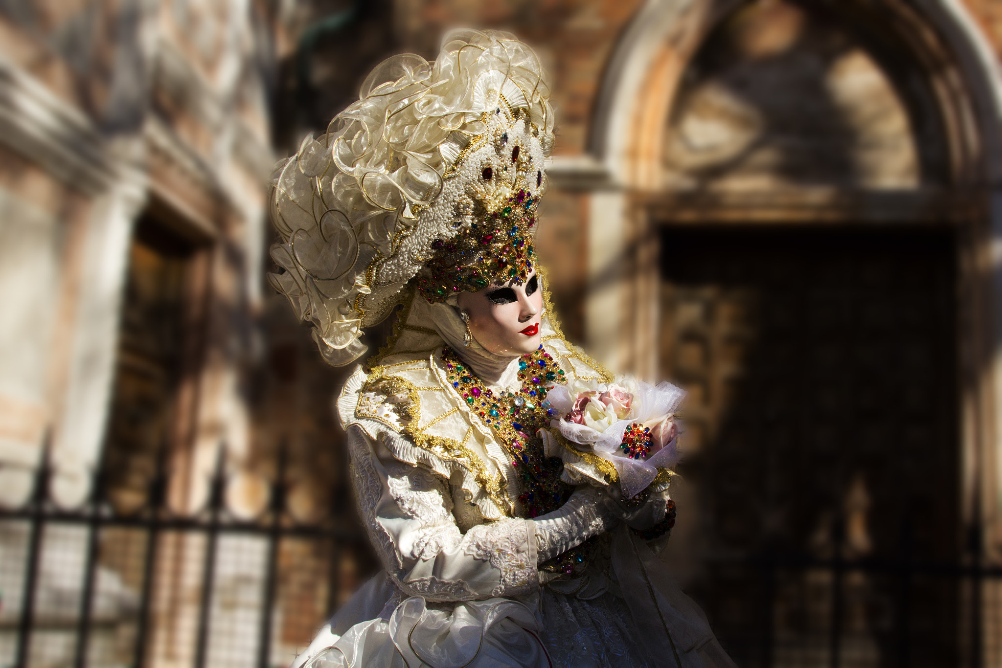 Canon EOS 550D (EOS Rebel T2i / EOS Kiss X4) + Canon EF 24-105mm F4L IS USM sample photo. Venice carnival photography