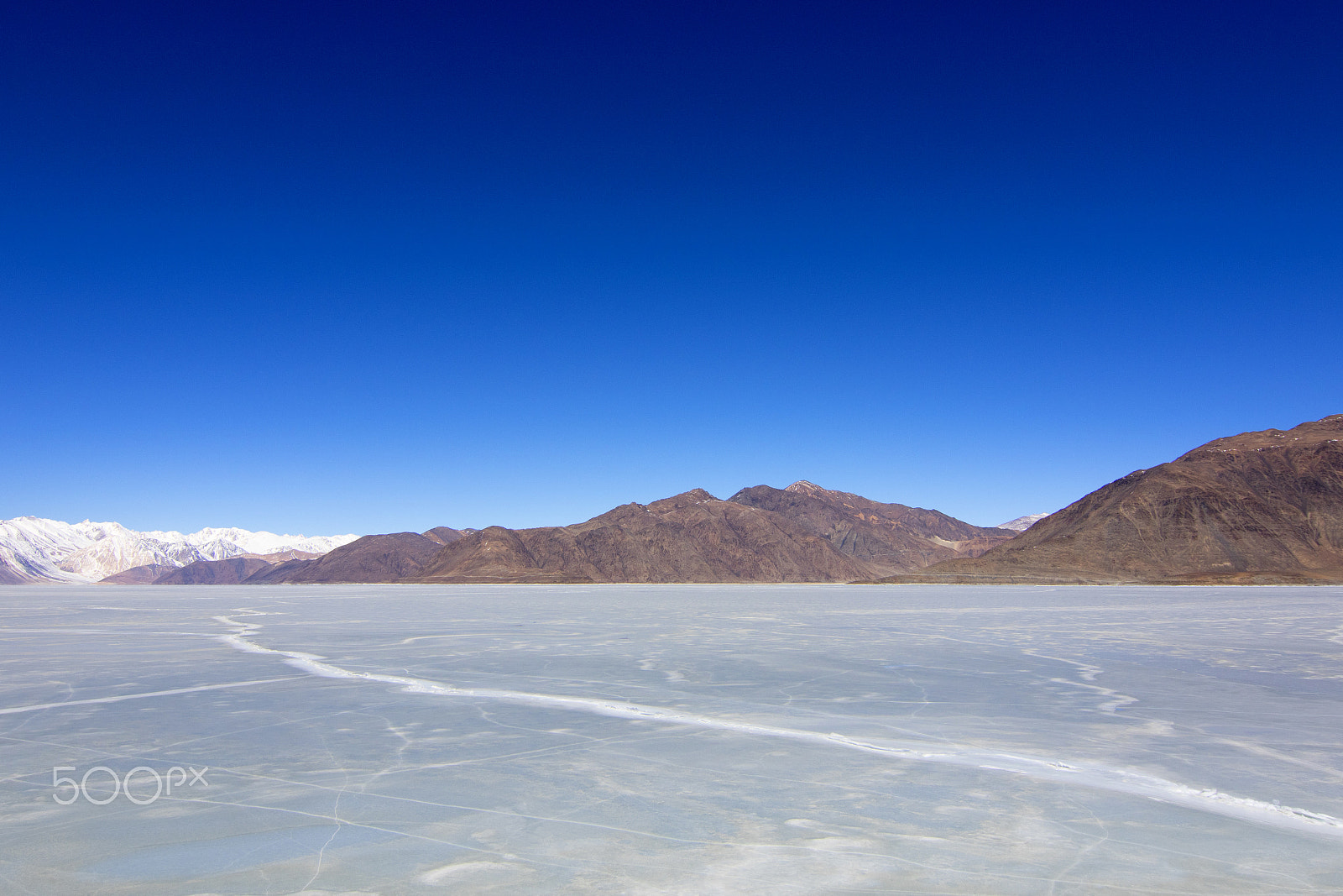 Tokina AT-X 12-28mm F4 Pro DX sample photo. Frozen pangong lake in himalayas photography