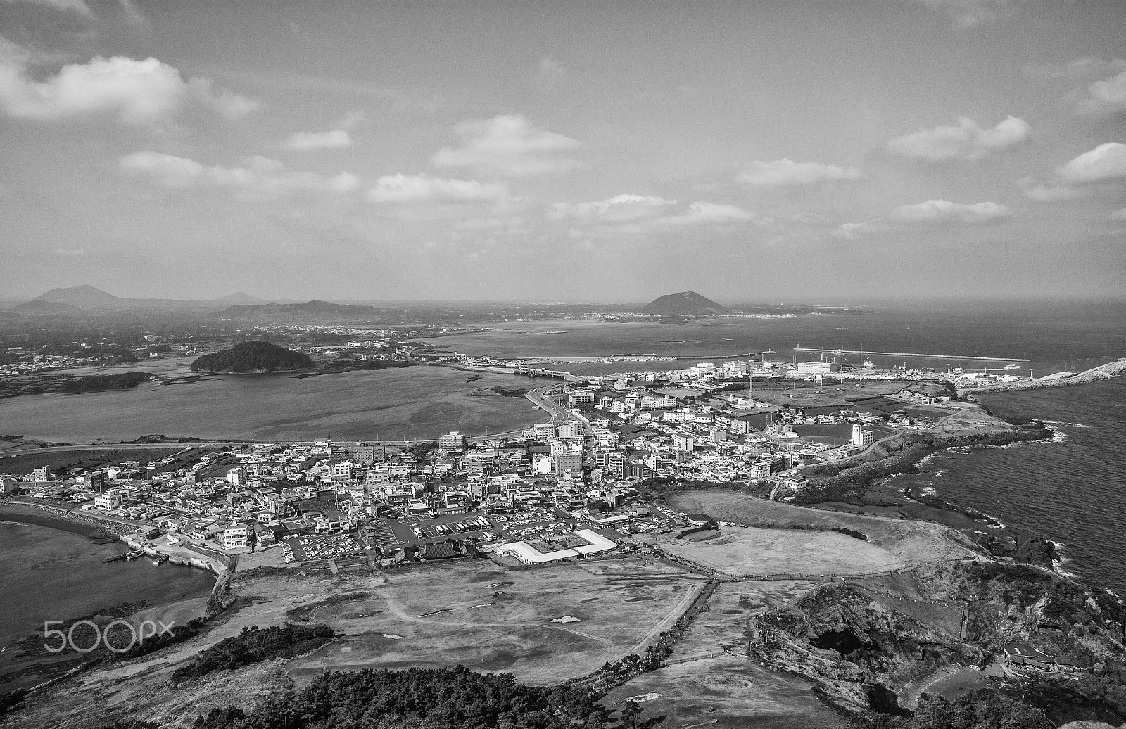 Canon EF 24mm F2.8 IS USM sample photo. Seongsan ilchulbong peak, jeju 성산일출봉제주 photography