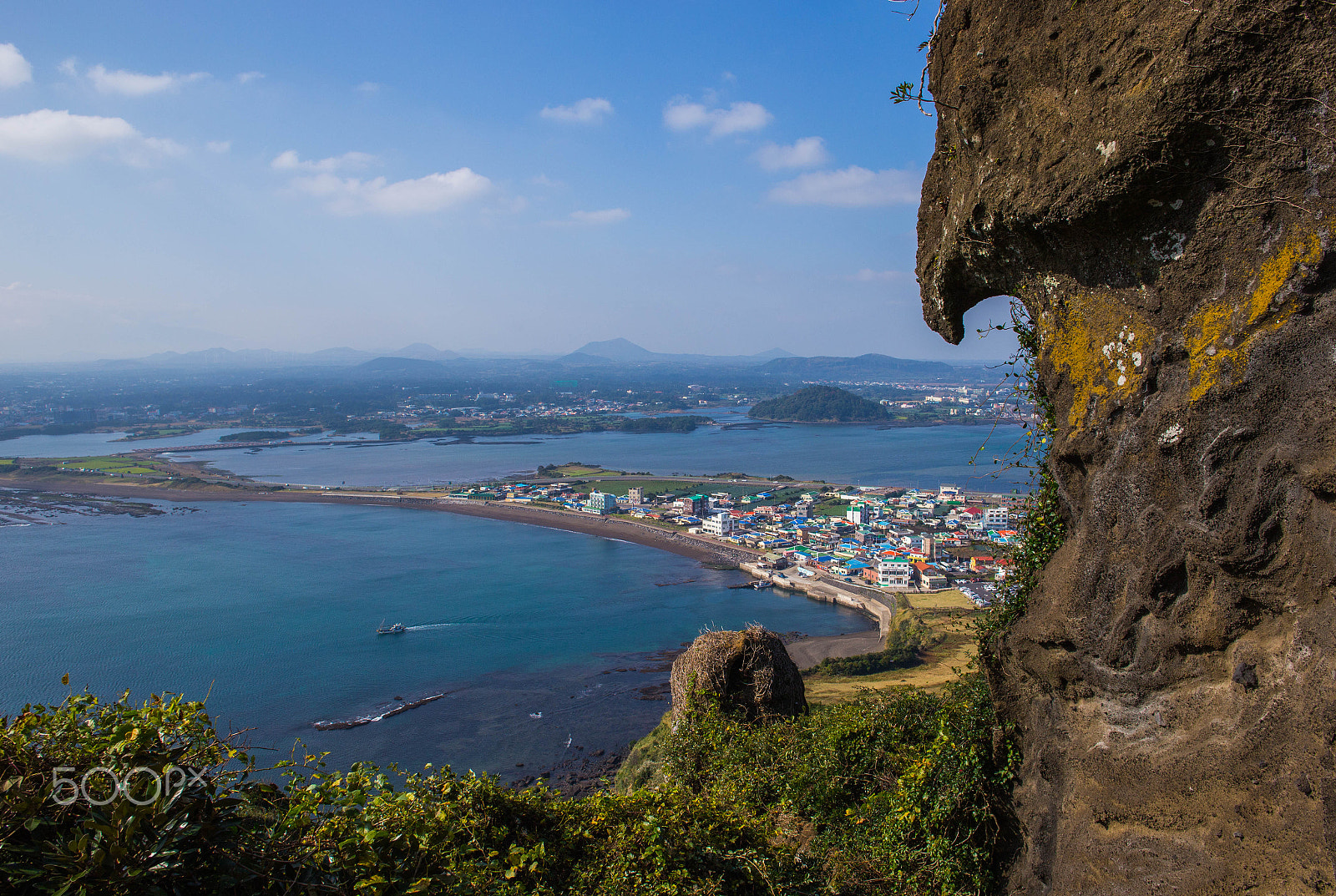 Canon EF 24mm F2.8 IS USM sample photo. Seongsan ilchulbong peak, jeju 성산일출봉제주 photography