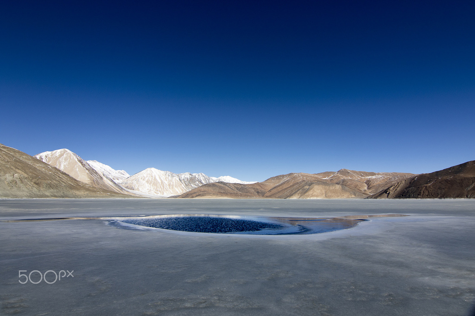 Tokina AT-X 12-28mm F4 Pro DX sample photo. Frozen pangong lake in himalayas with water :) photography