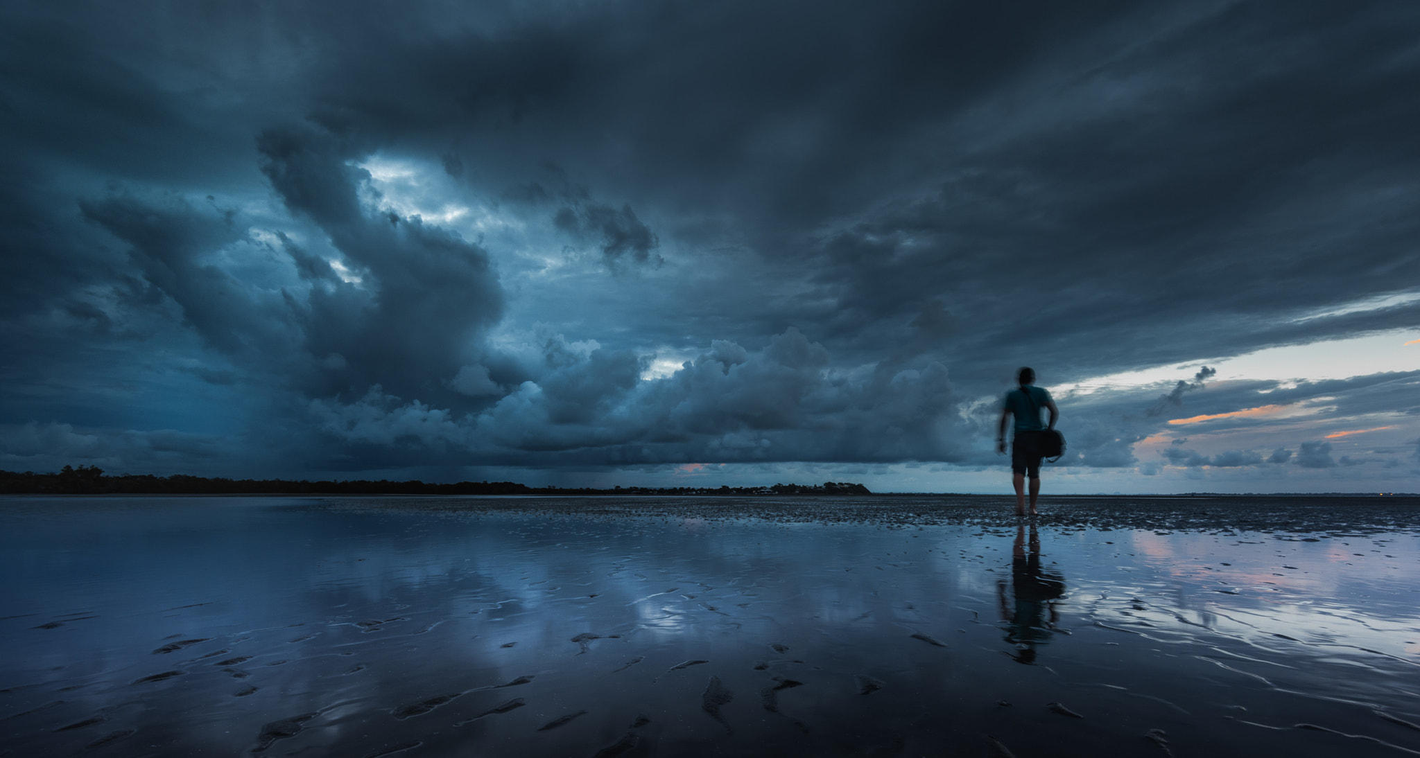 Nikon D810 + Tokina AT-X 17-35mm F4 Pro FX sample photo. Reflected storm photography