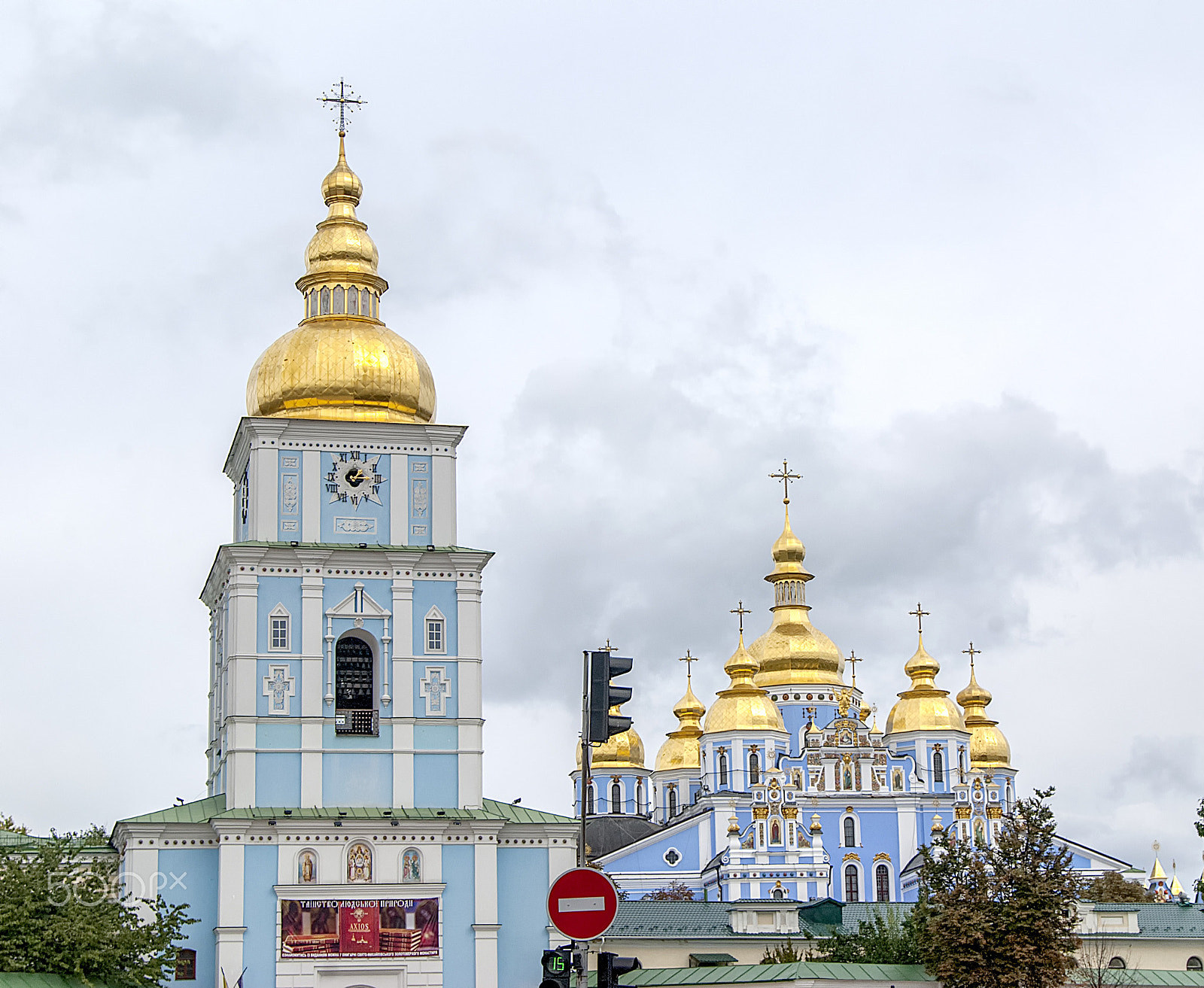 Nikon D80 sample photo. St. michael's golden-domed monastery photography