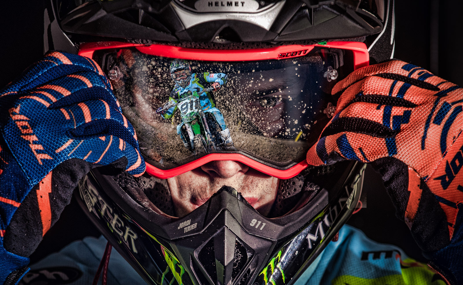 Nikon D750 sample photo. Jordi tixier at the start of mxgp of qatar photography