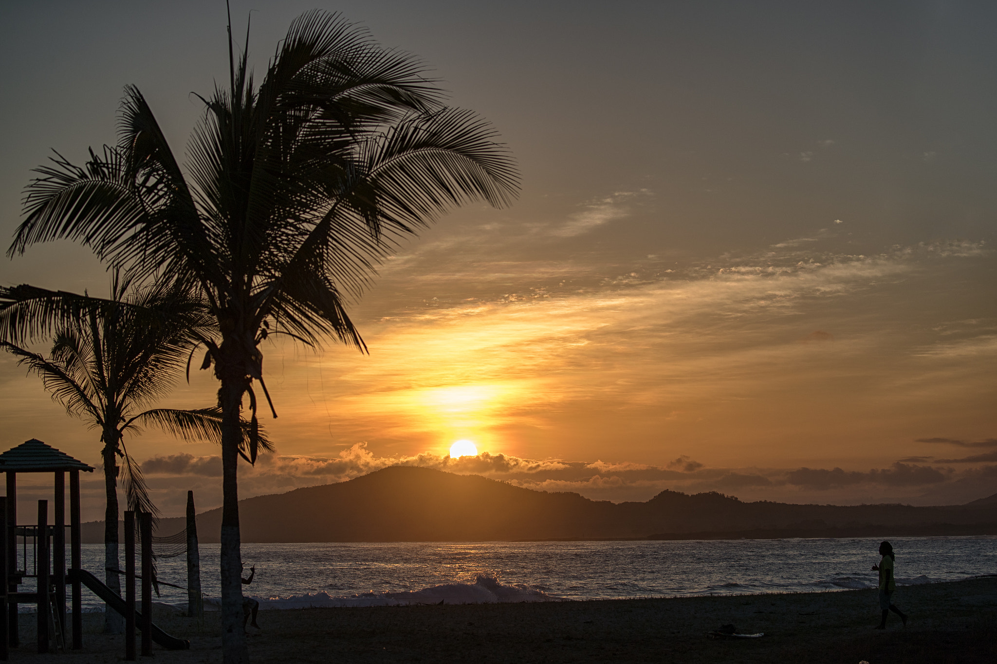 Canon EOS-1D X Mark II + Canon EF 100-400mm F4.5-5.6L IS II USM sample photo. Sunset in paradise photography