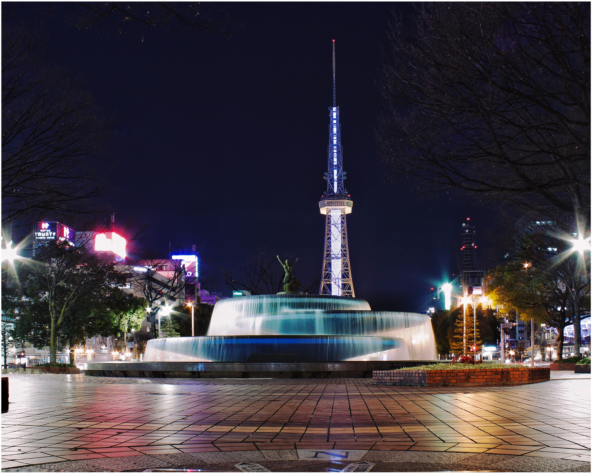 Canon EOS 500D (EOS Rebel T1i / EOS Kiss X3) sample photo. Nagoya tv tower photography