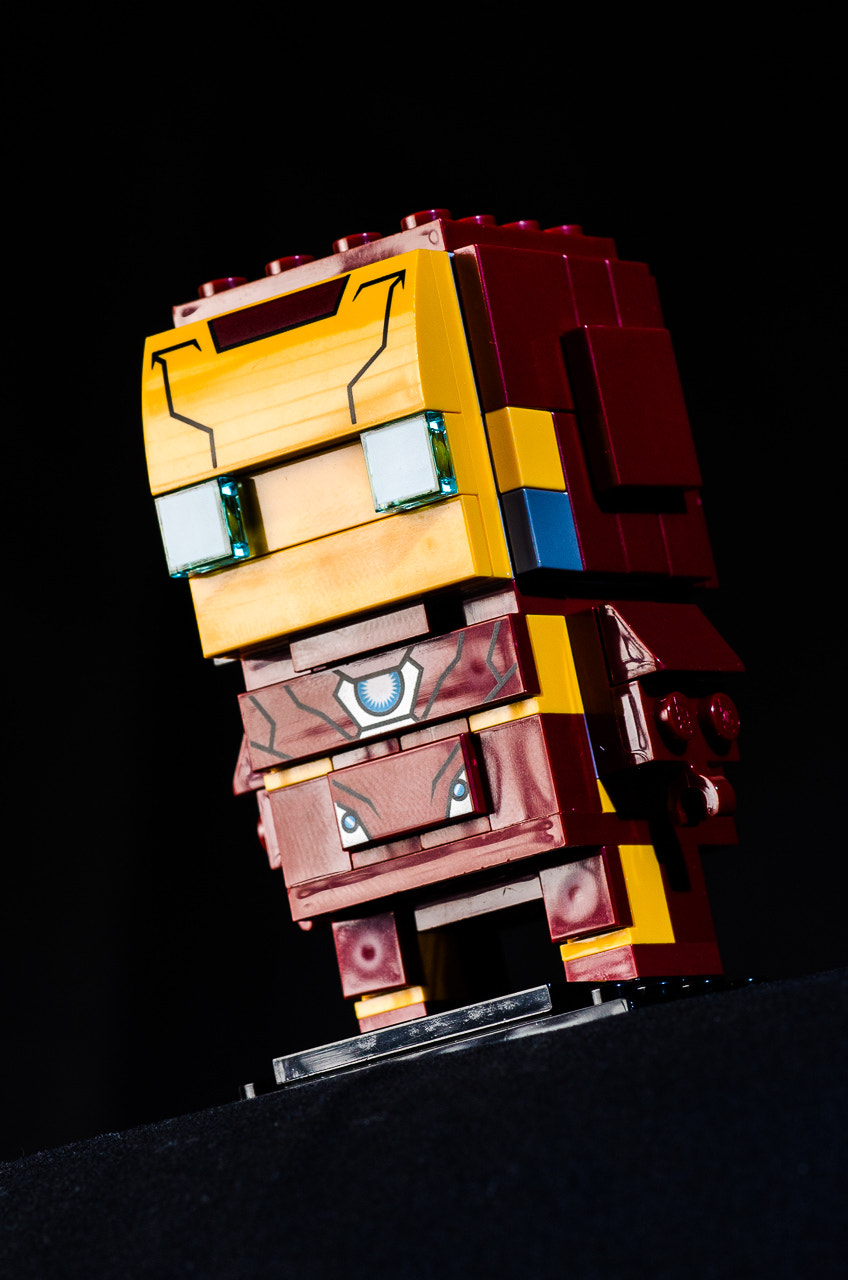 Nikon D7000 + Nikon AF-S Nikkor 85mm F1.8G sample photo. Ironman brickheadz photography