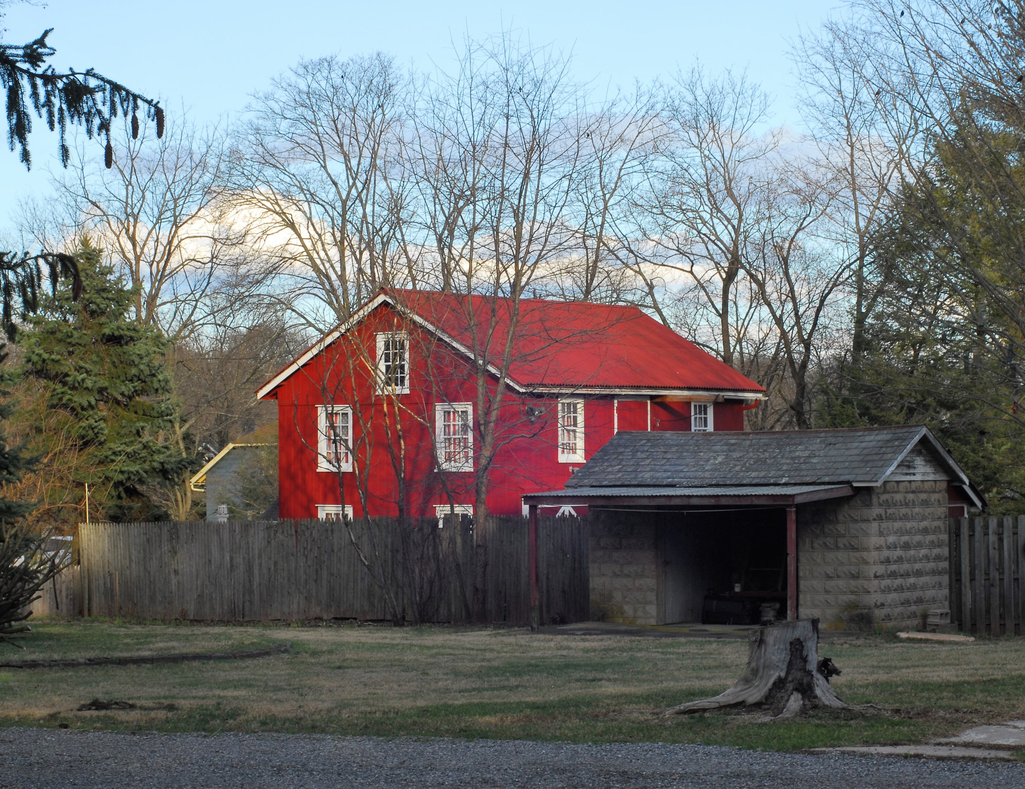 Nikon D200 + Manual Lens No CPU sample photo. Red barn photography