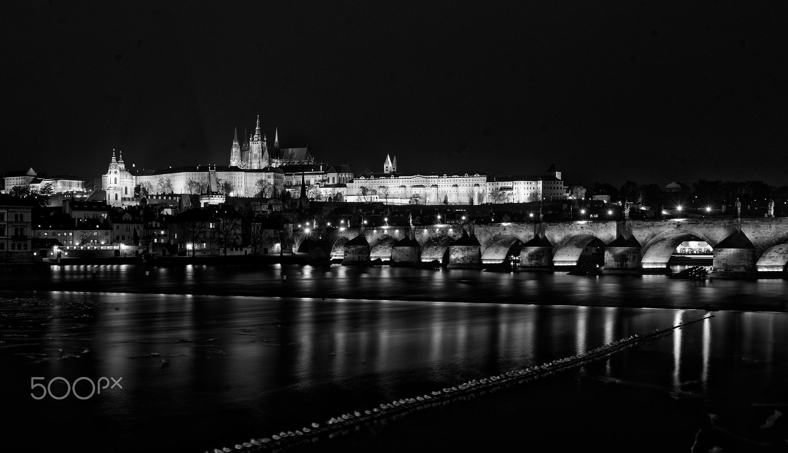 Sony a7 II sample photo. Praha at night photography