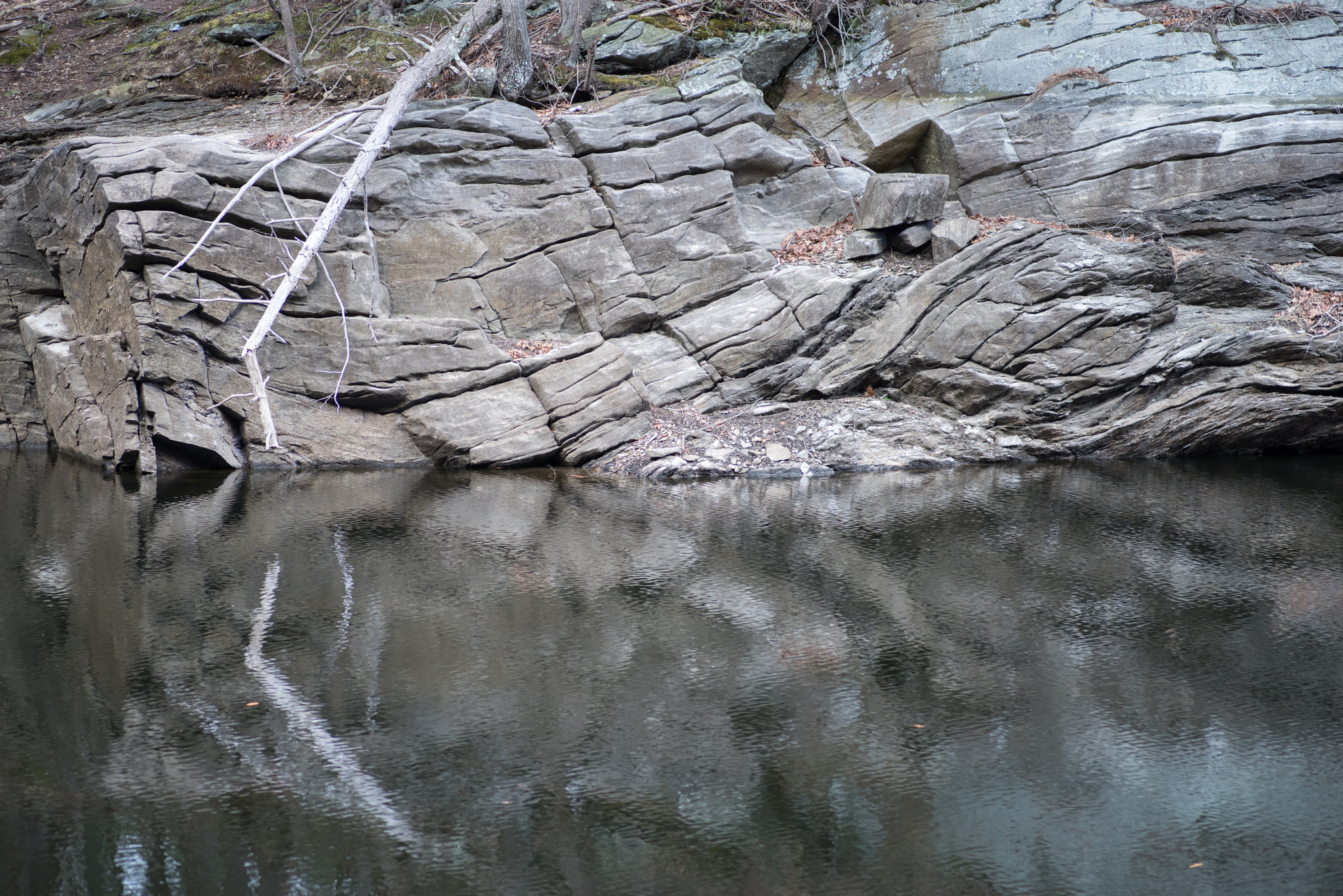 Pentax K-1 sample photo. Exposed rocks tell a dry story photography