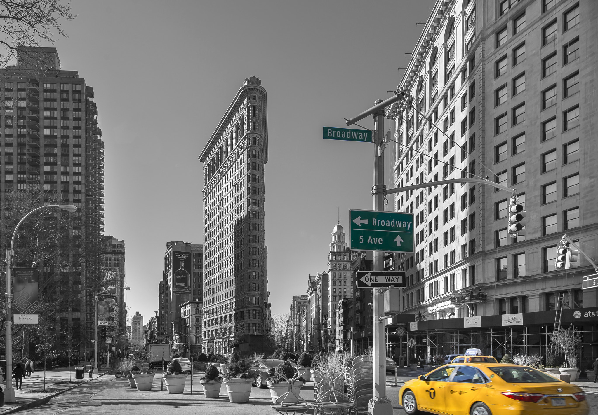 Canon EOS 6D + Sigma 12-24mm F4.5-5.6 II DG HSM sample photo. Flatiron manhattan photography