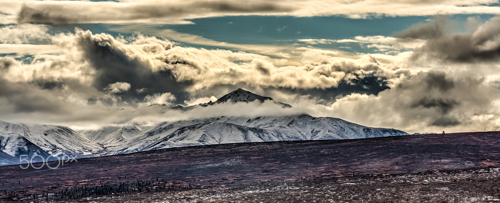 Canon EF-S 55-250mm F4-5.6 IS sample photo. Distant mountain photography