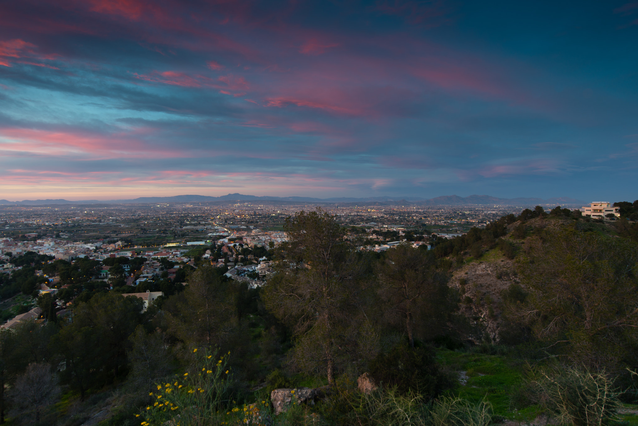 Nikon D800 + Nikon AF-S Nikkor 18-35mm F3.5-4.5G ED sample photo. Atardecer murcia photography