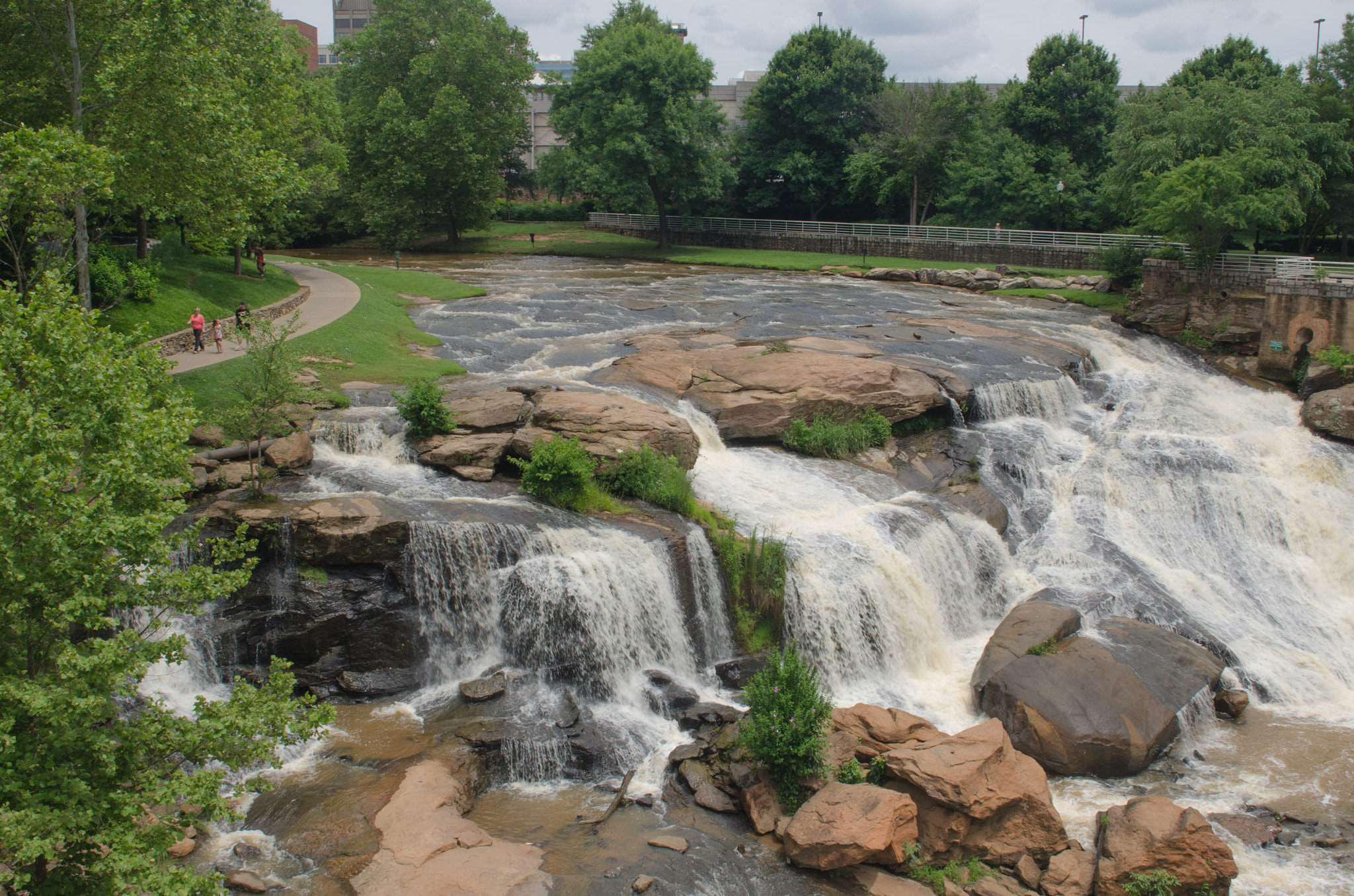 Nikon D7000 + Sigma 24-70mm F2.8 EX DG HSM sample photo. Over the falls photography