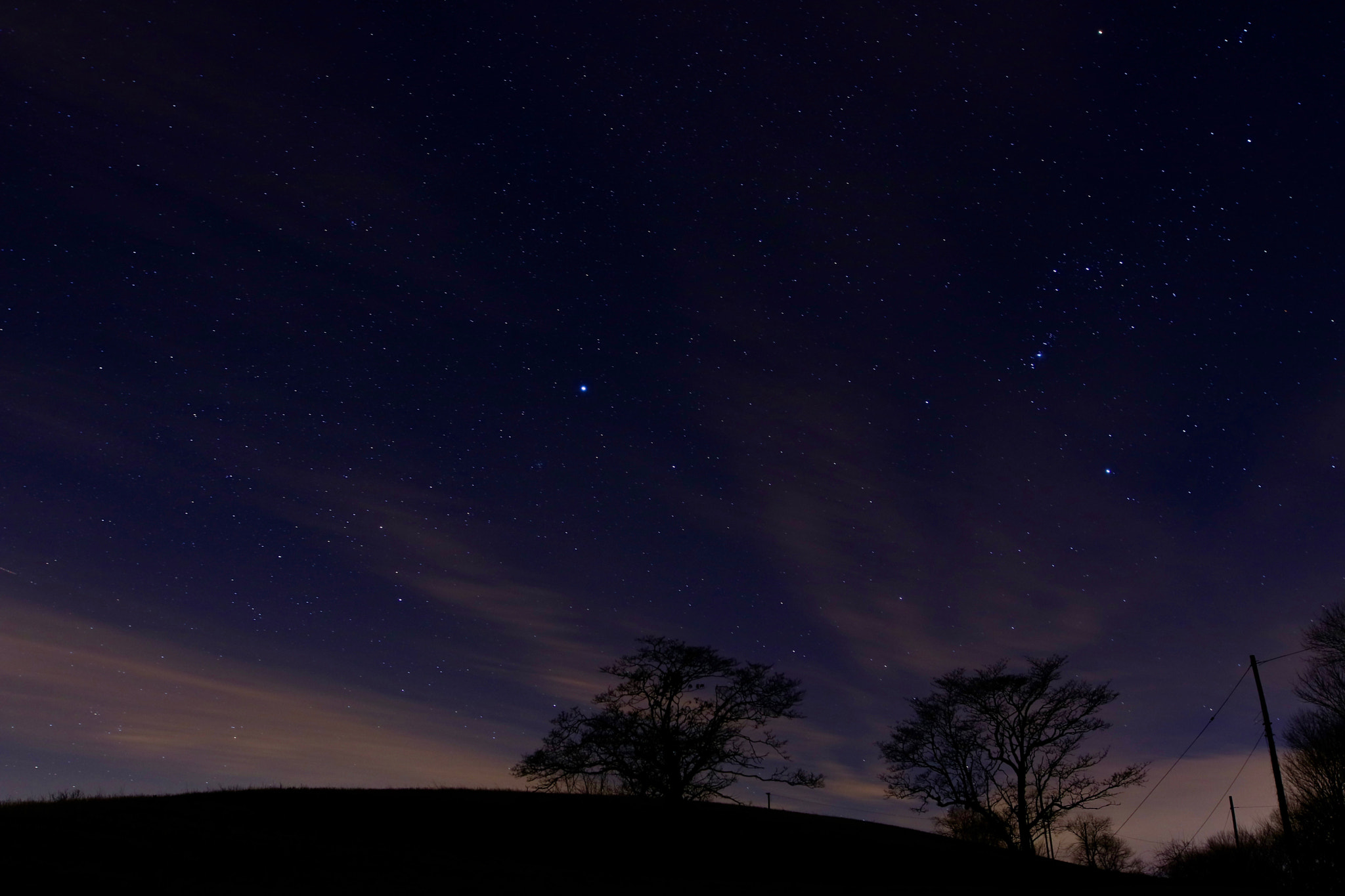 Canon EF 35mm F1.4L USM sample photo. Stars photography