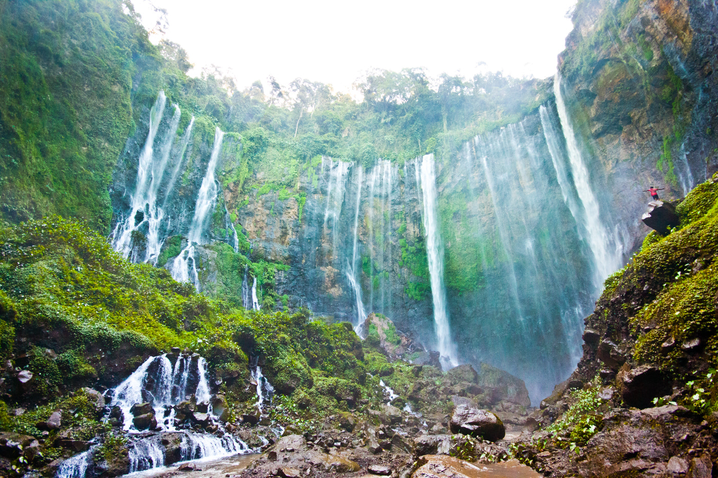 Canon EOS 50D + Sigma 10-20mm F4-5.6 EX DC HSM sample photo. Waterfall temple photography