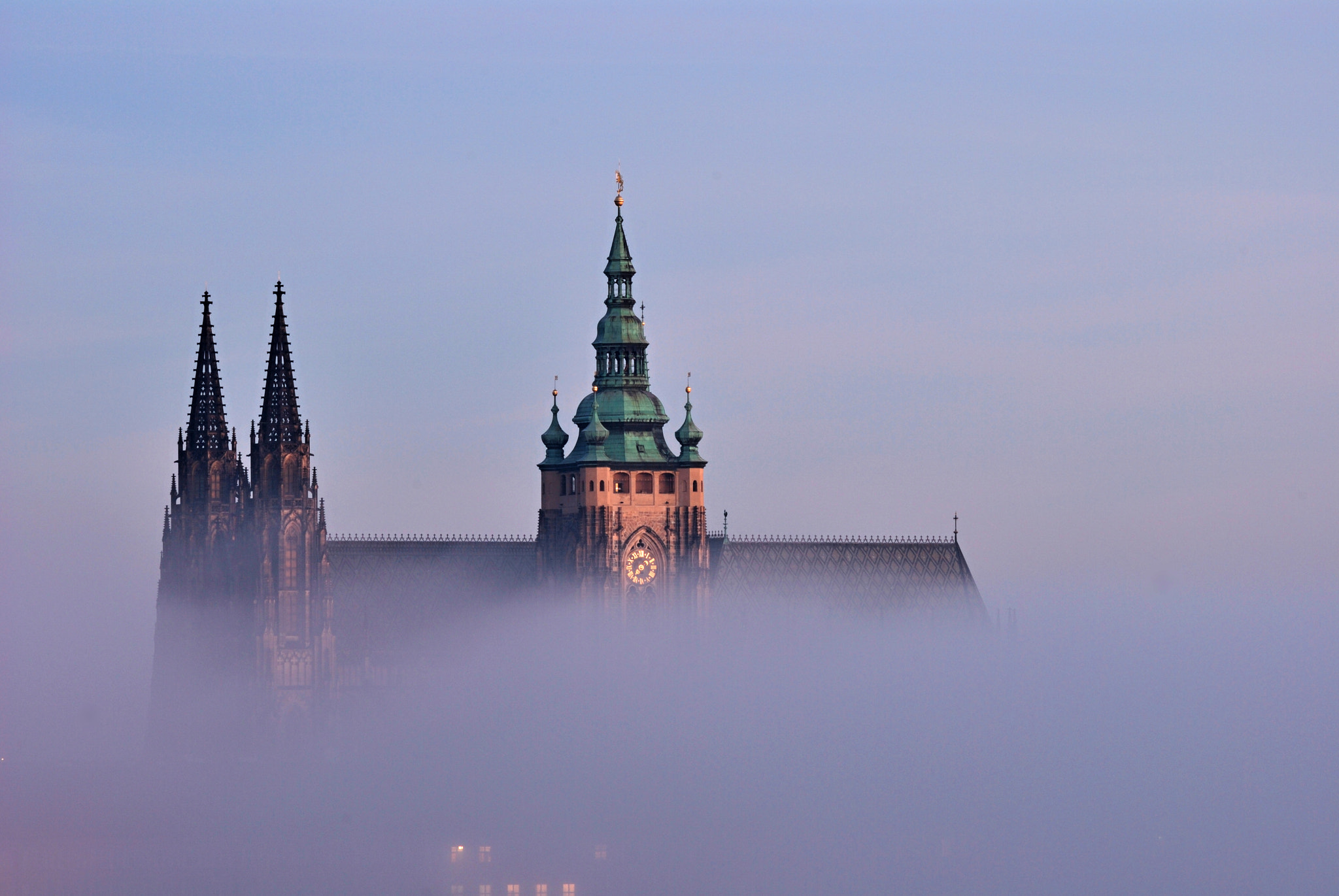 Nikon D60 sample photo. Above the fog photography